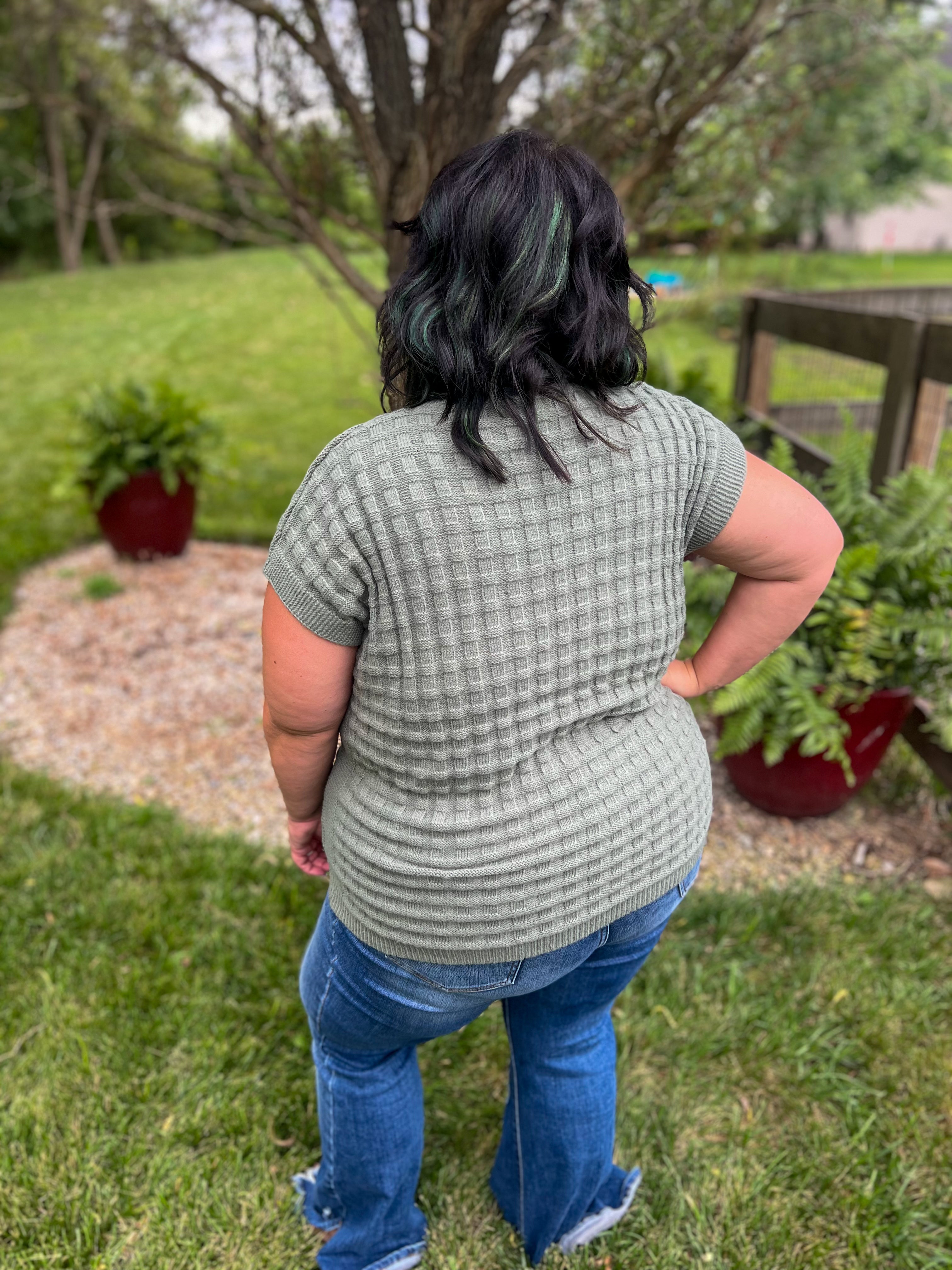 Kelly Knitted Top - Sage