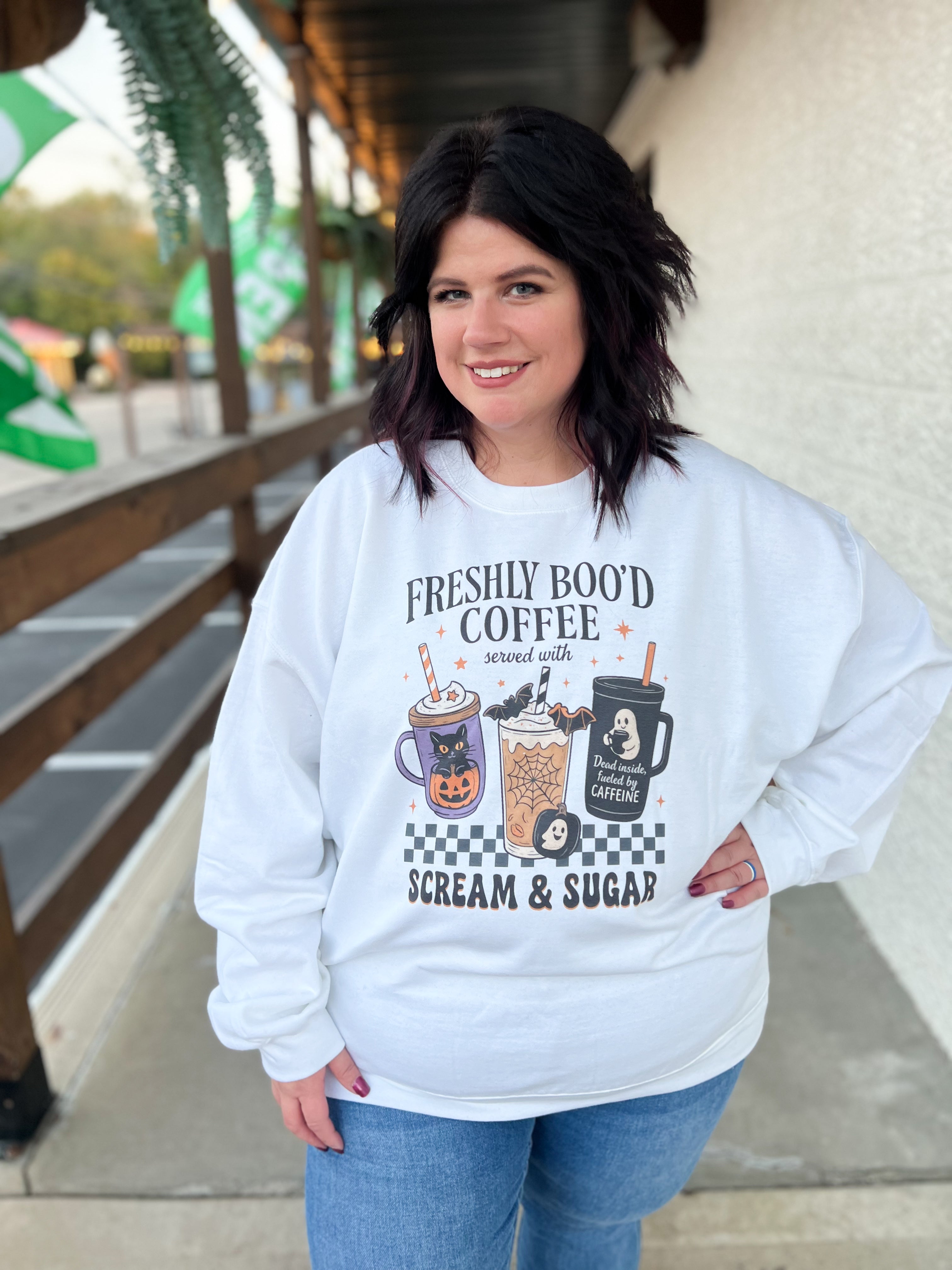 Freshly Boo'd Coffee Sweatshirt