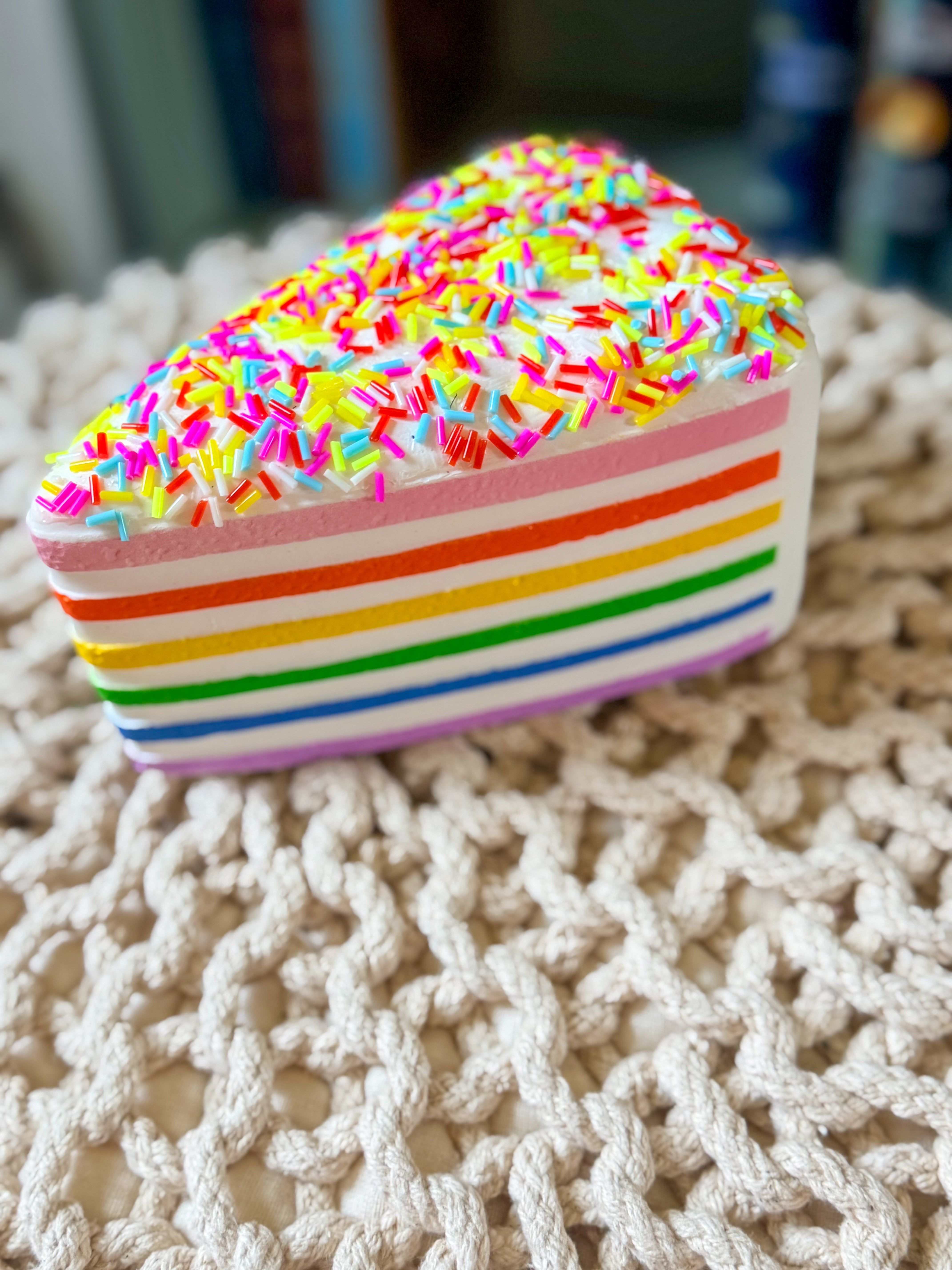 Rainbow Cake Squishy