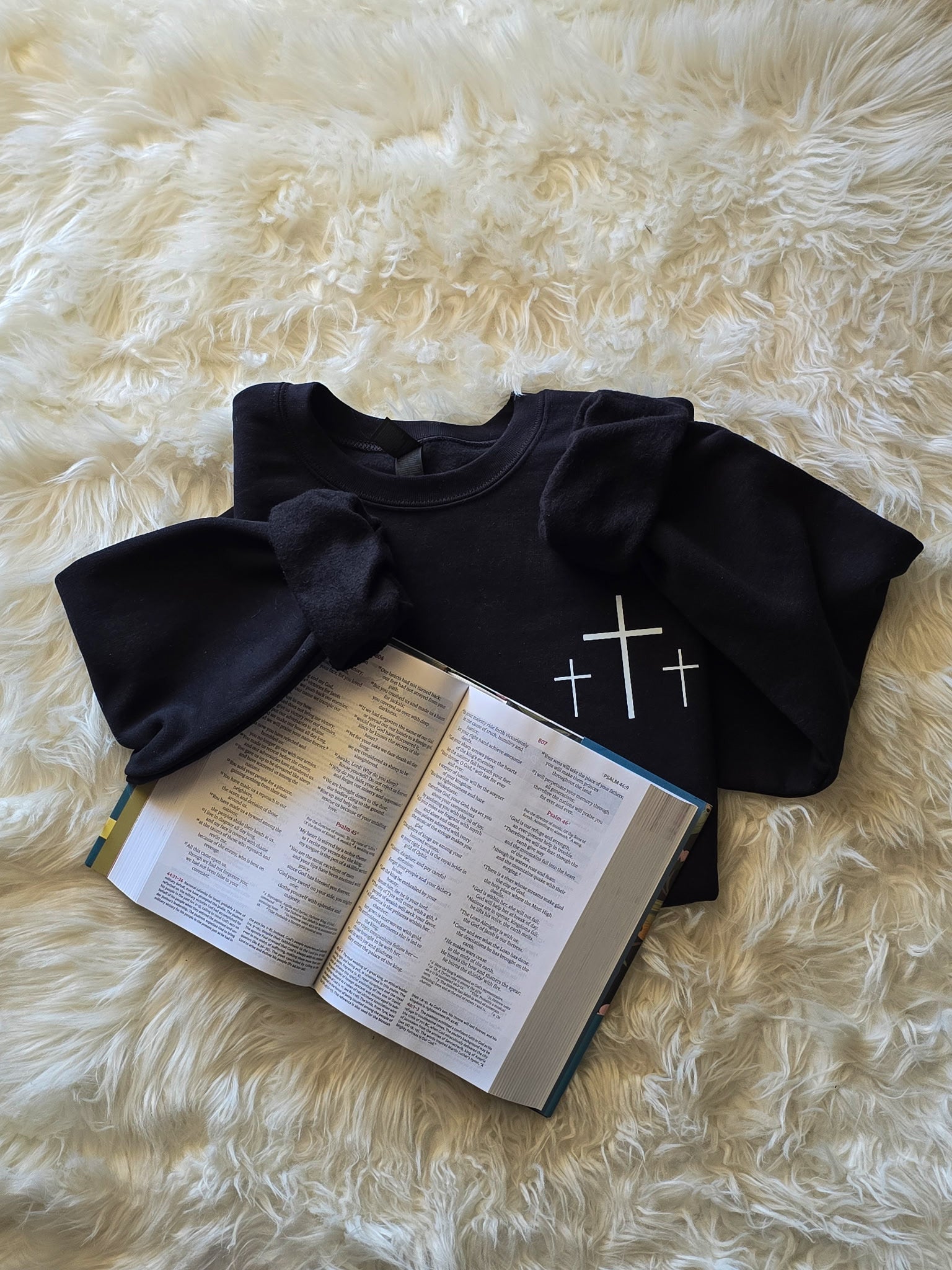 Sunday Morning Cross Tee or Sweatshirt