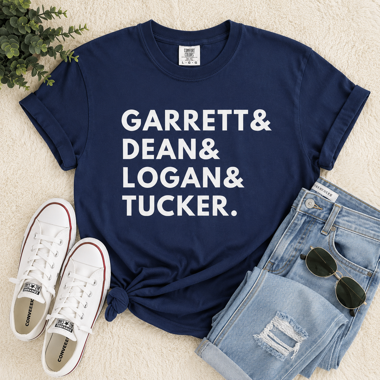 Garrett, Dean, Logan & Tucker Tee