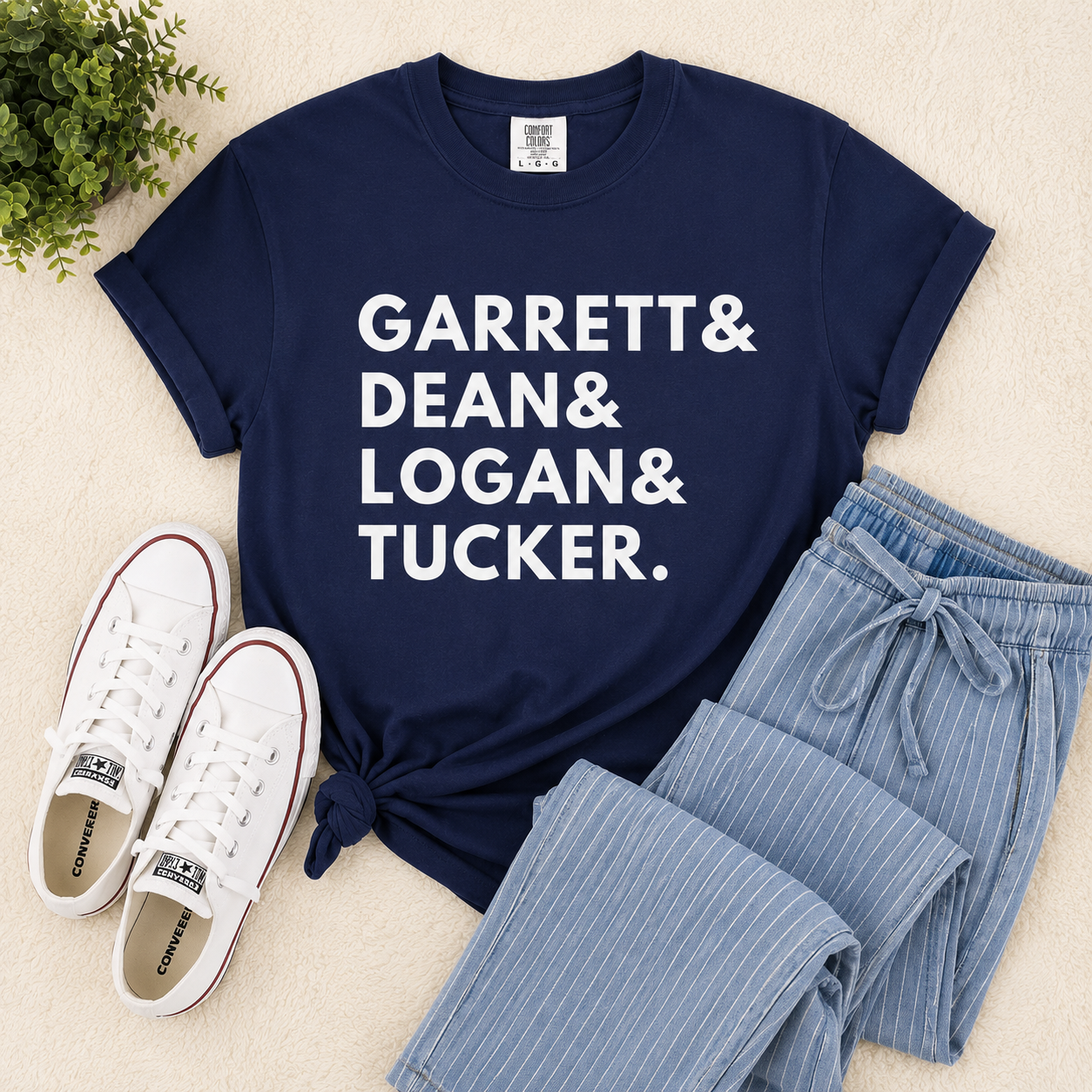 Garrett, Dean, Logan & Tucker Tee