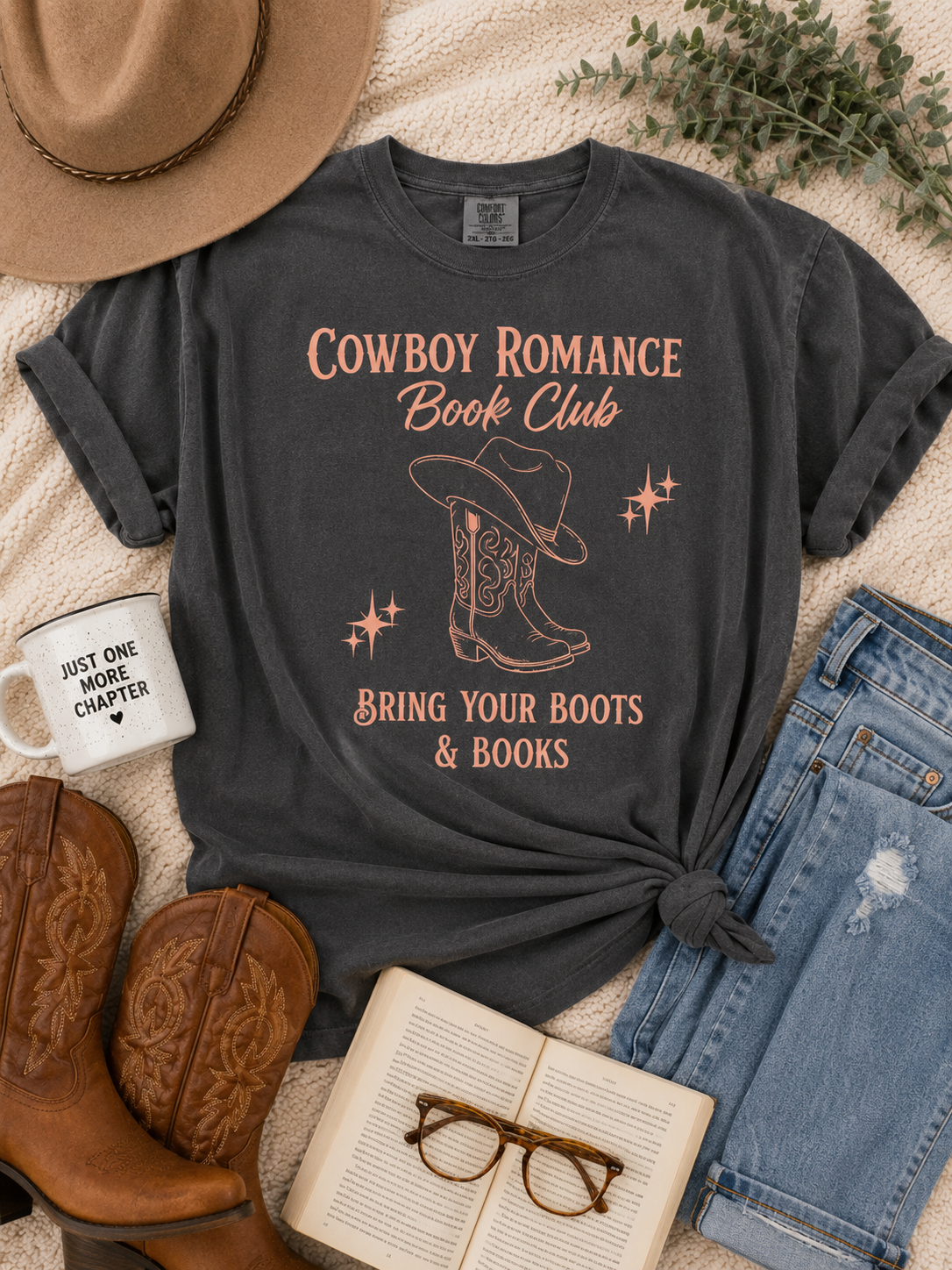 Cowboy Romance Book Club Tee