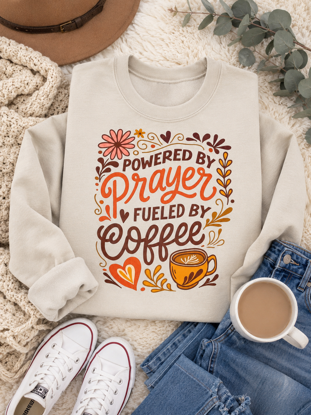Powered By Prayer Sweatshirt