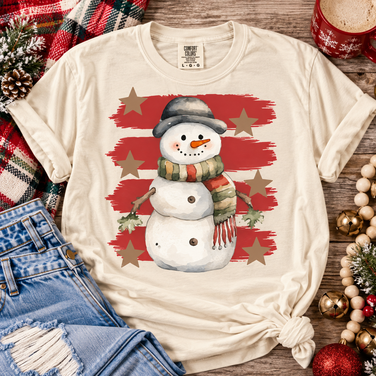 Vintage Snowman Tee