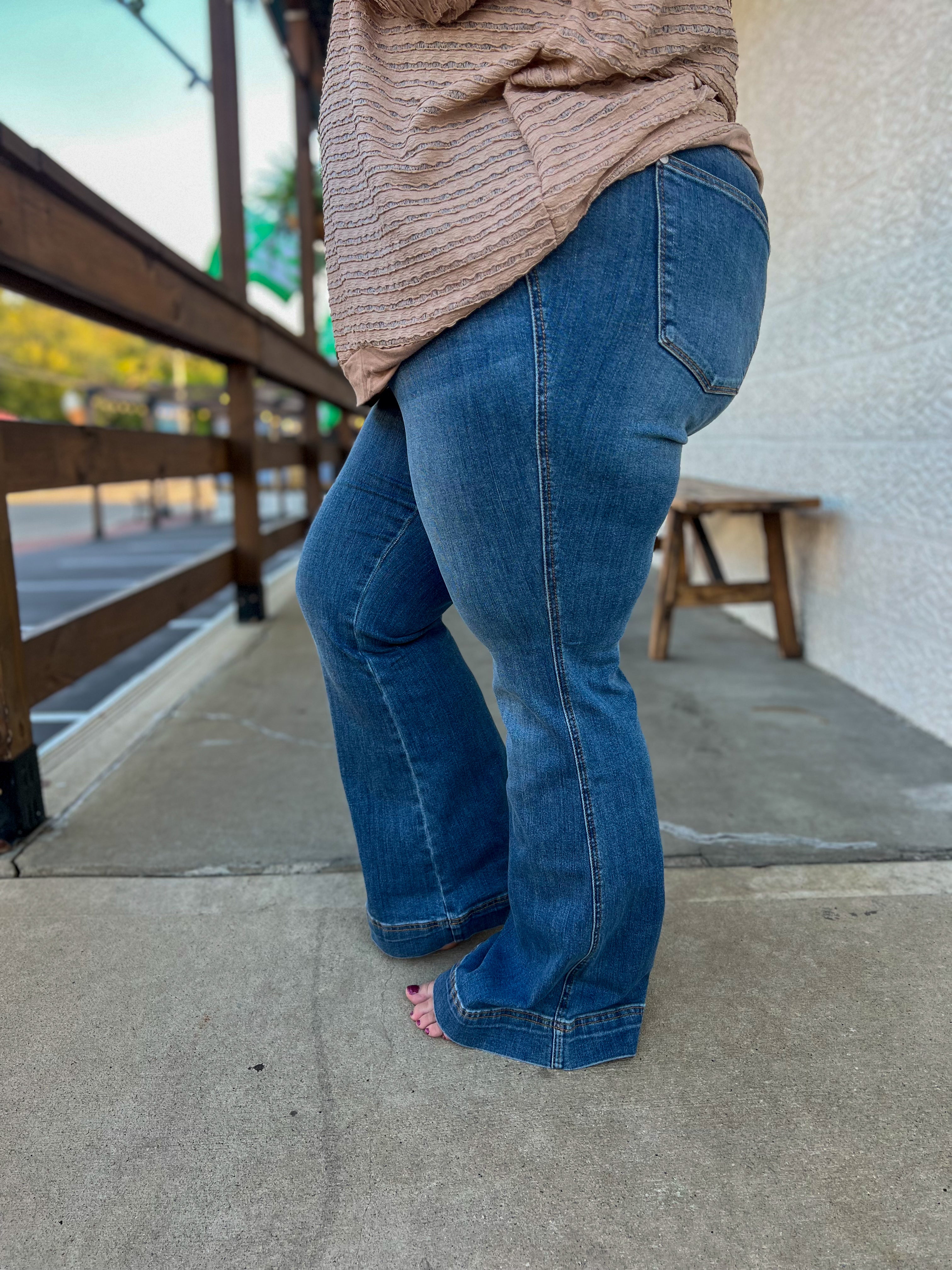 Judy Blue Tate Tummy Control Flare Jeans