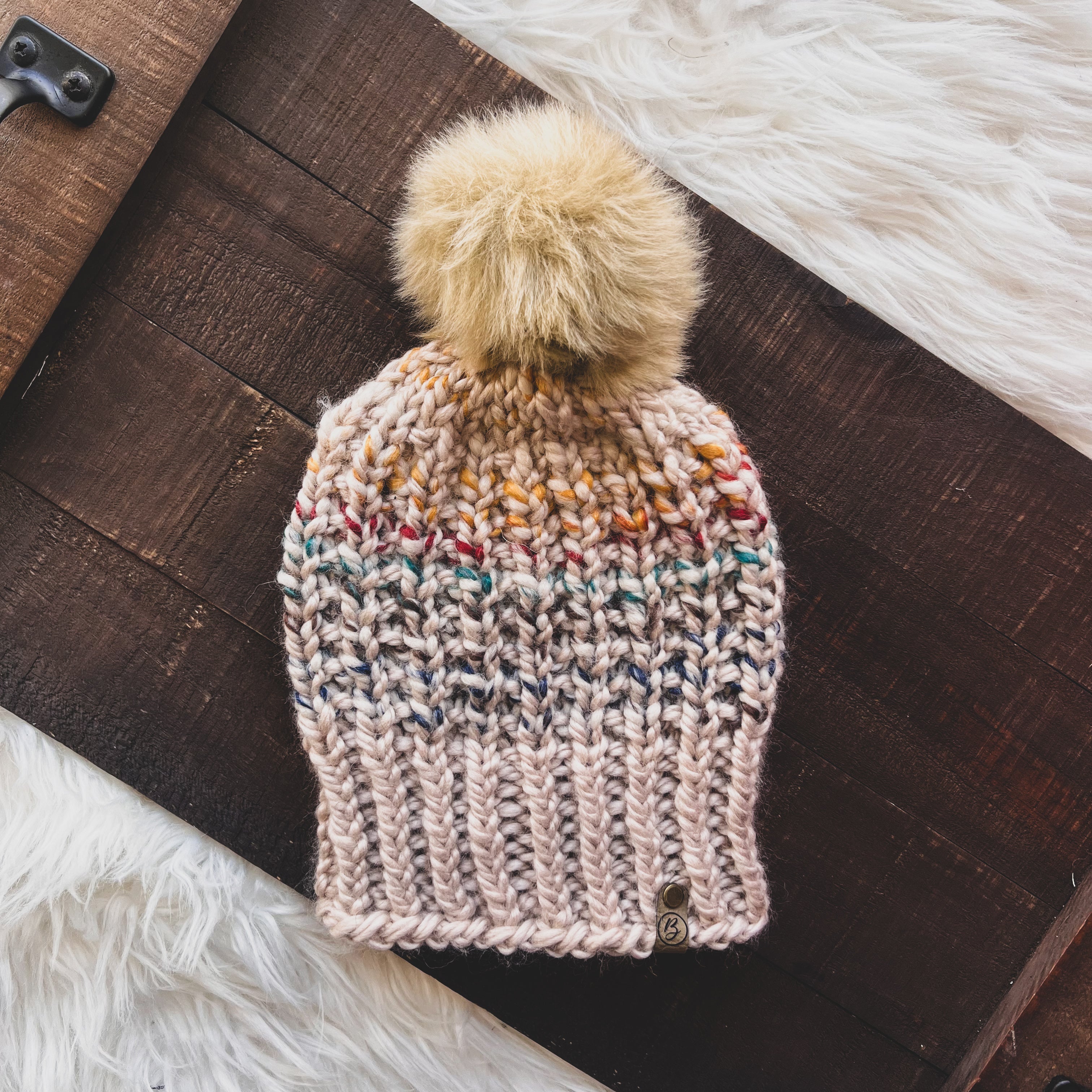 Aspen Knit Beanie - Fall Ombre