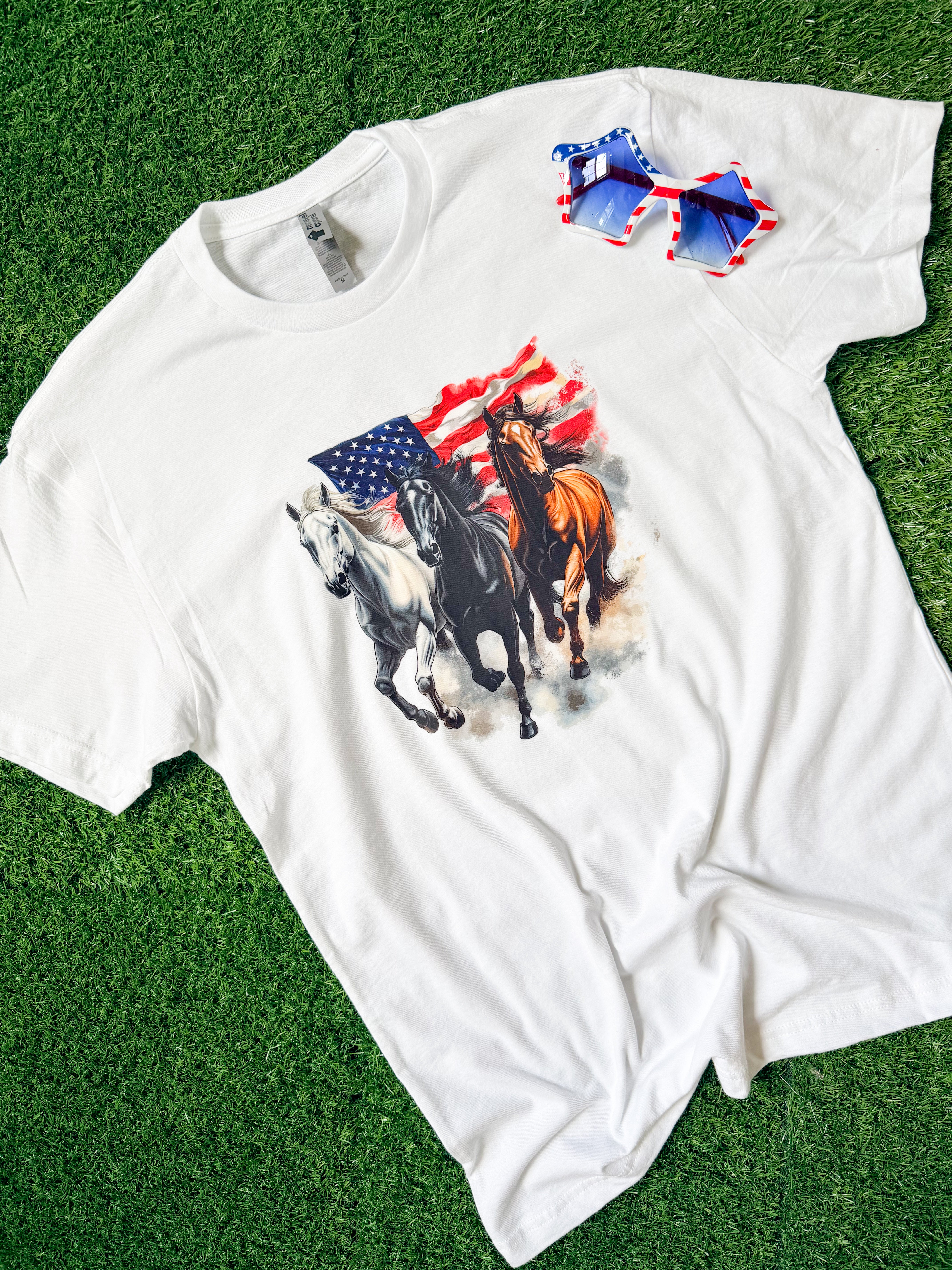 All American Horses Tee