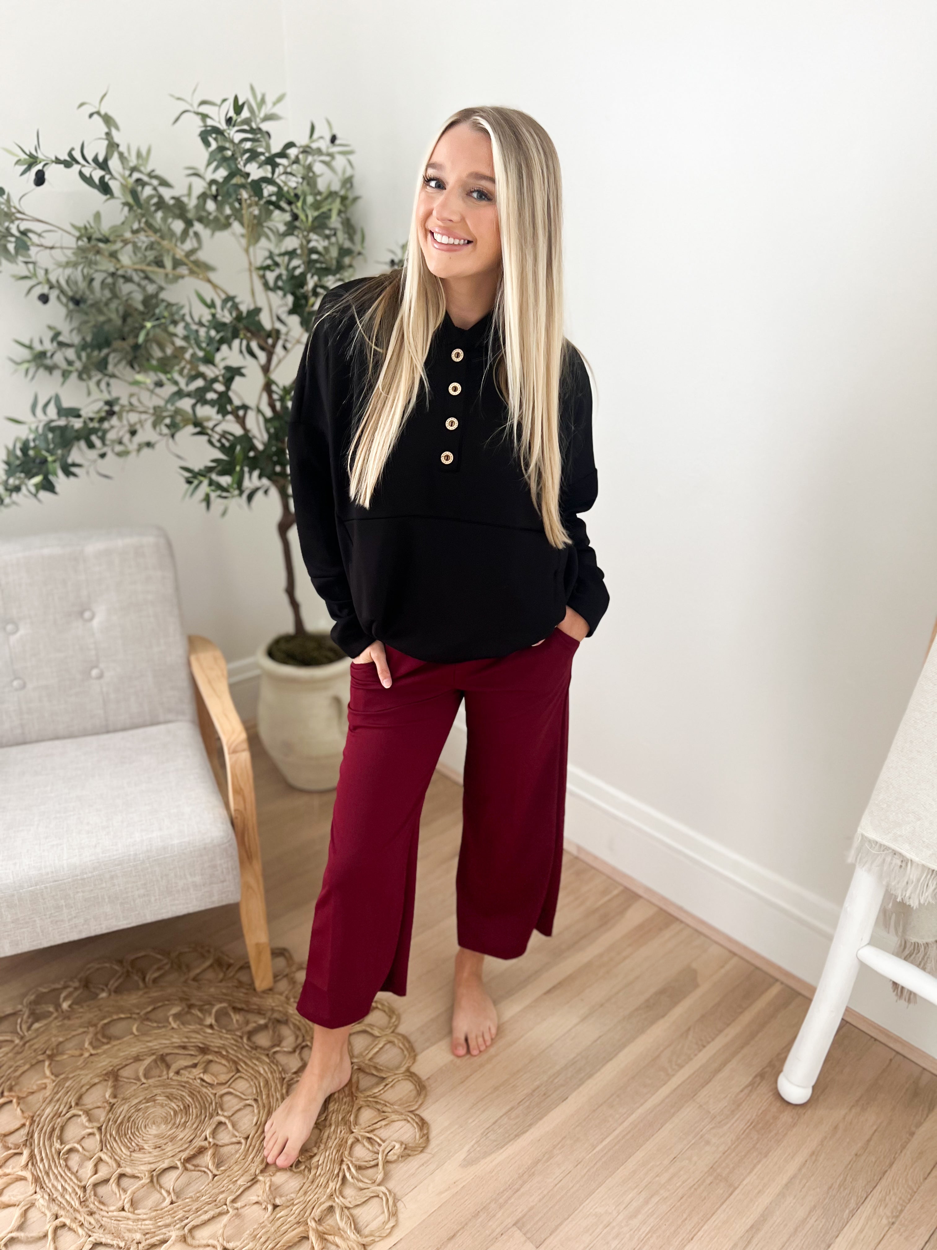 DOORBUSTER Aria Scuba Hoodie - Black