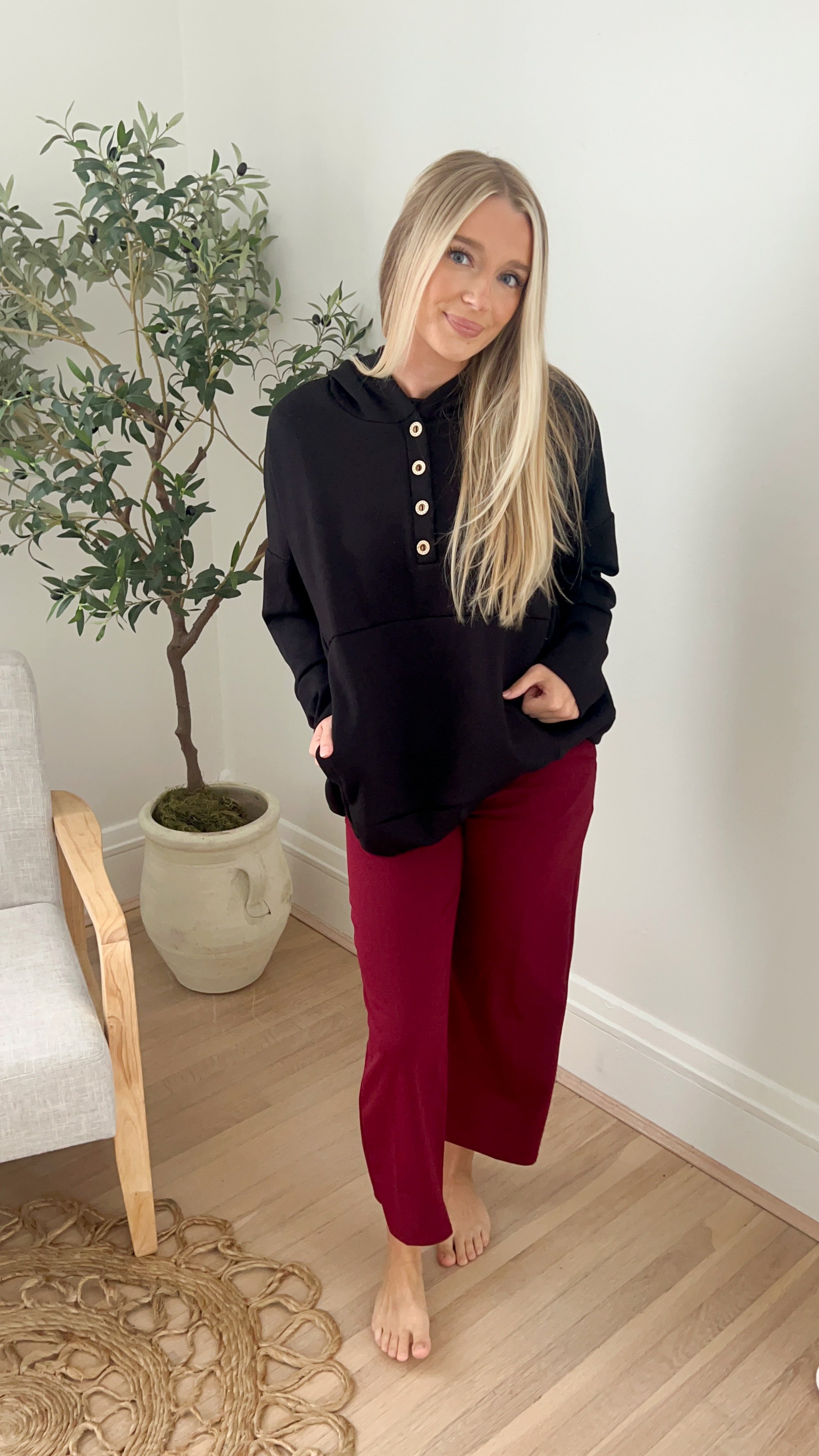 DOORBUSTER Aria Scuba Hoodie - Black