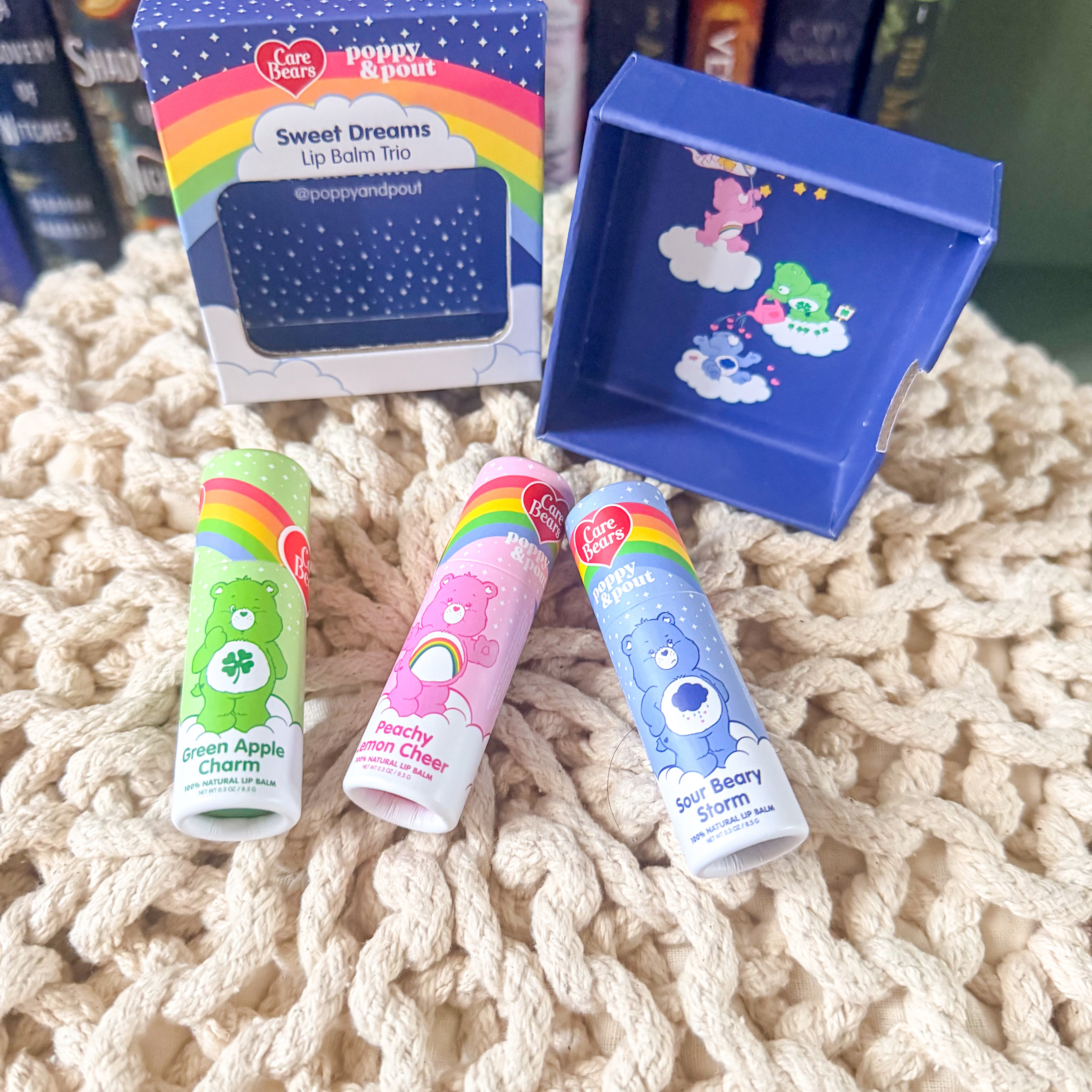 Poppy & Pout Care Bear Lip Balm Set