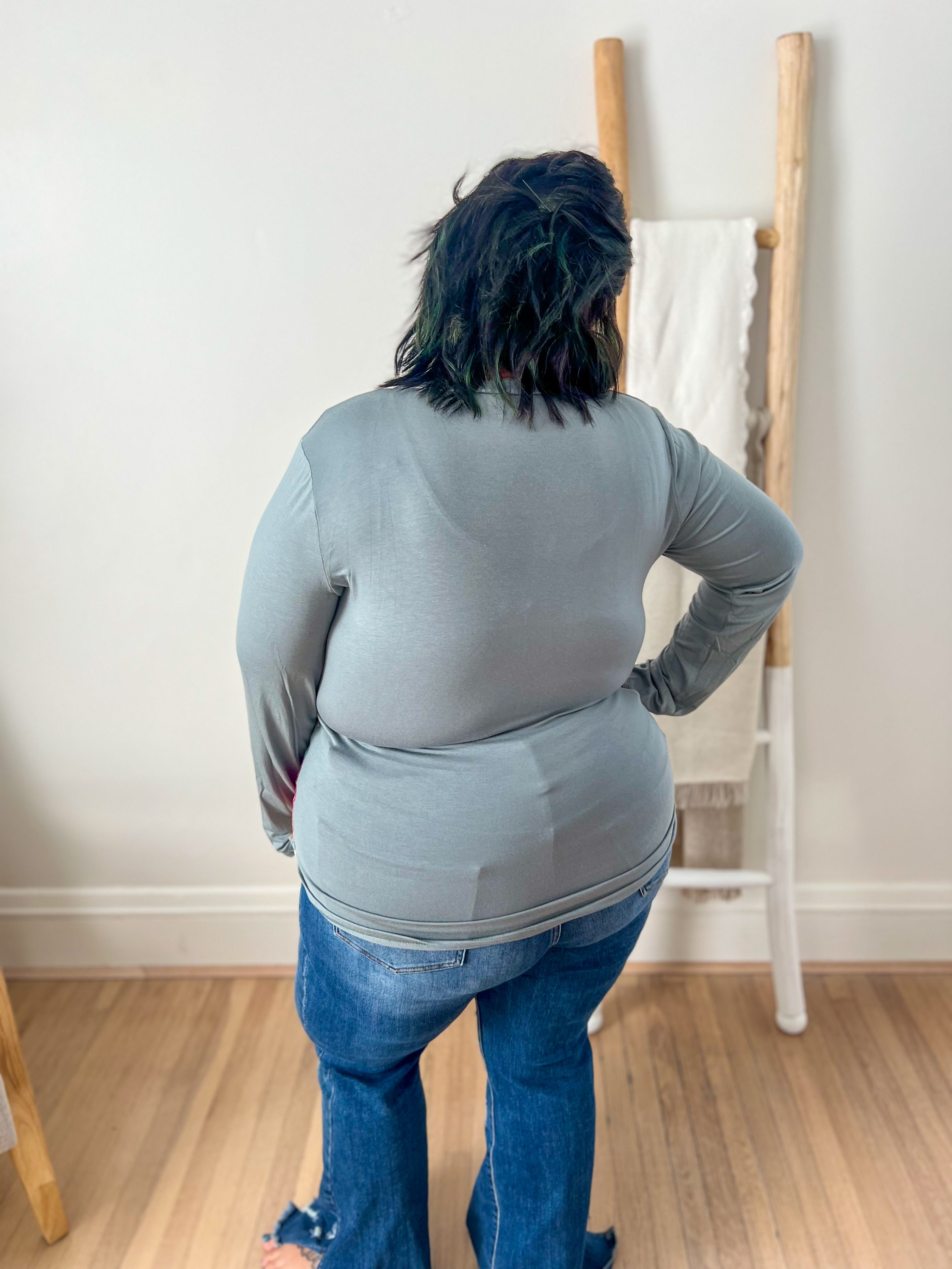 Colorful Stripe Long Sleeve Top