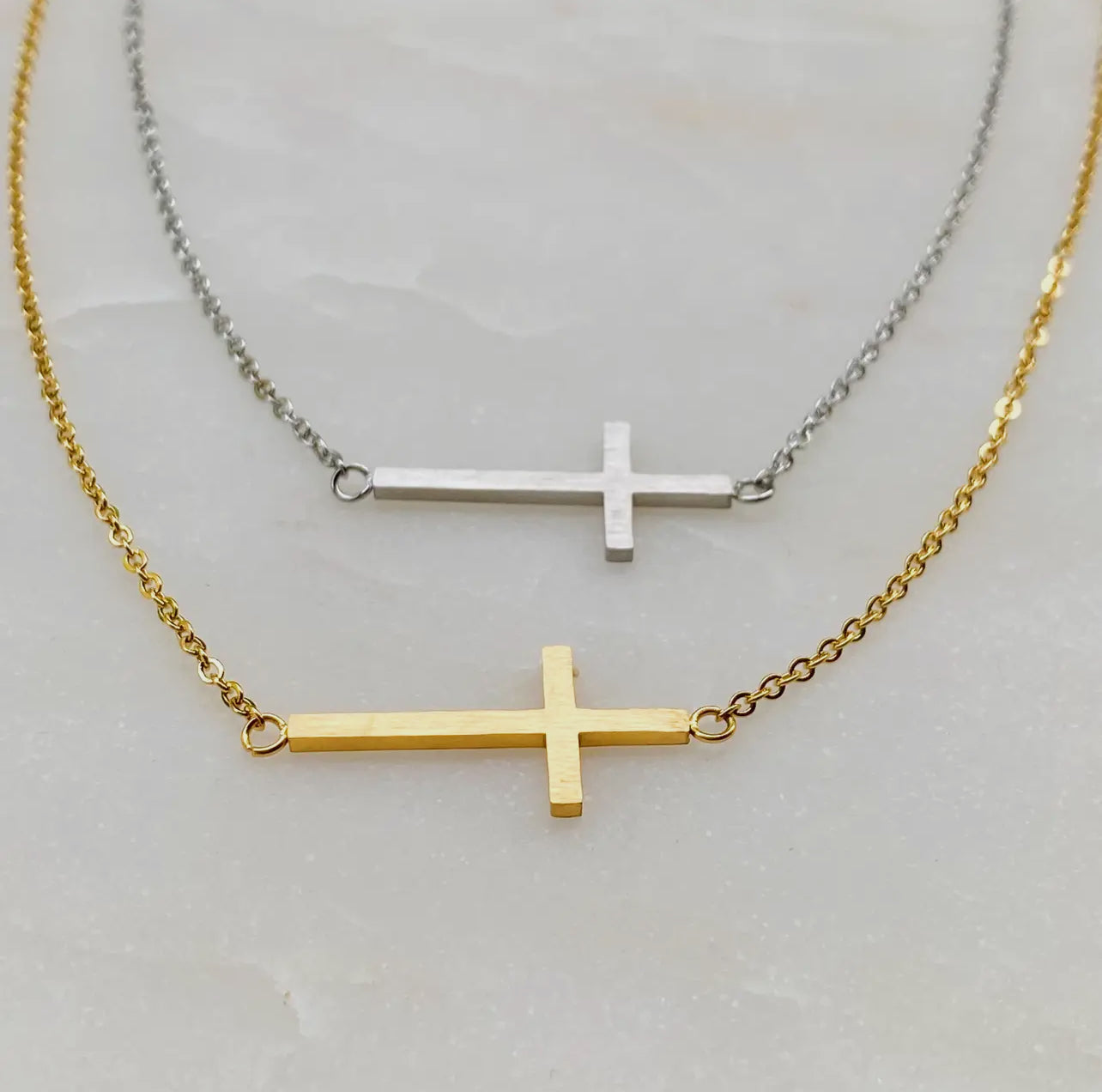 Cross Necklace - 2 Colors