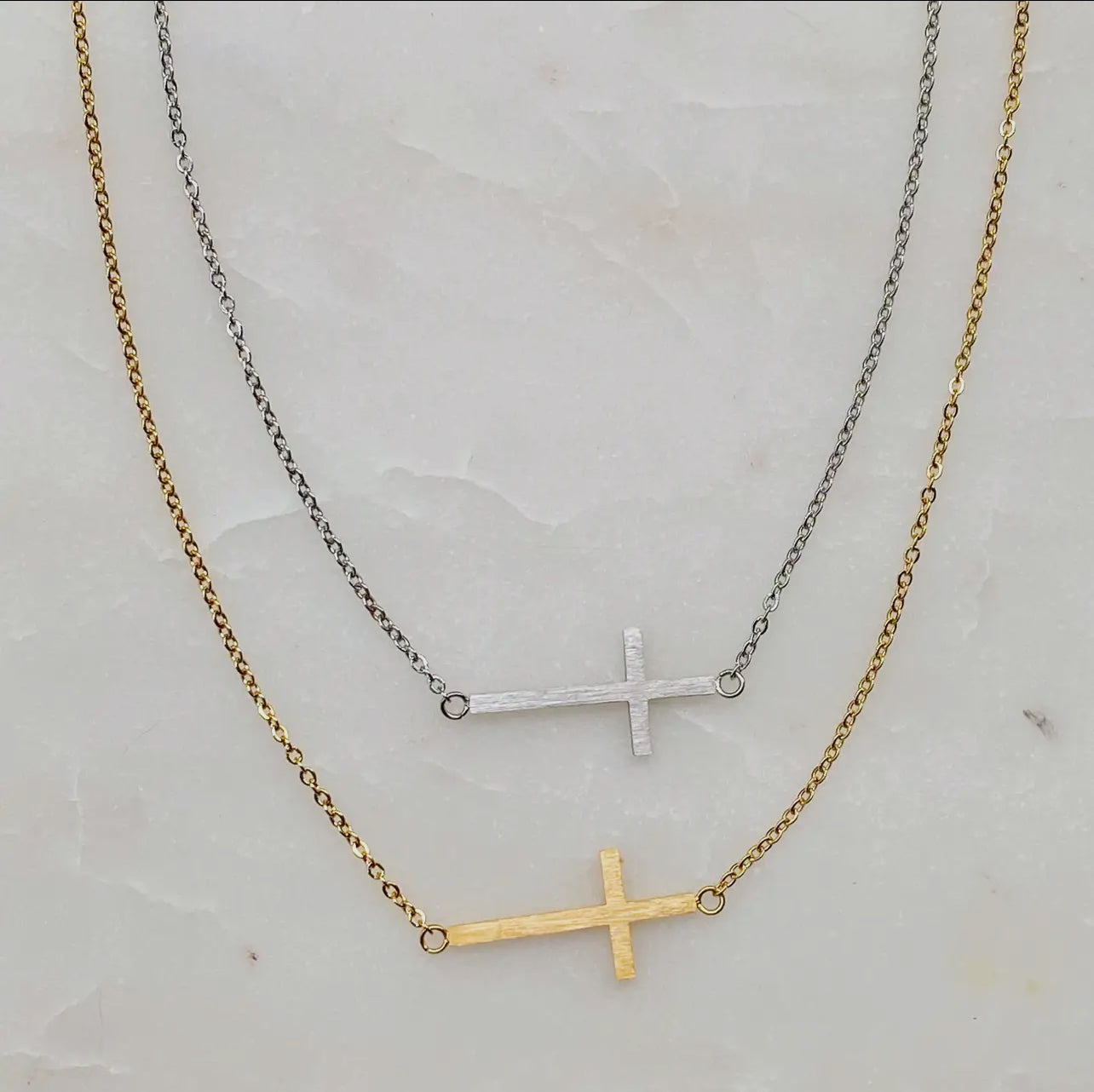 Cross Necklace - 2 Colors