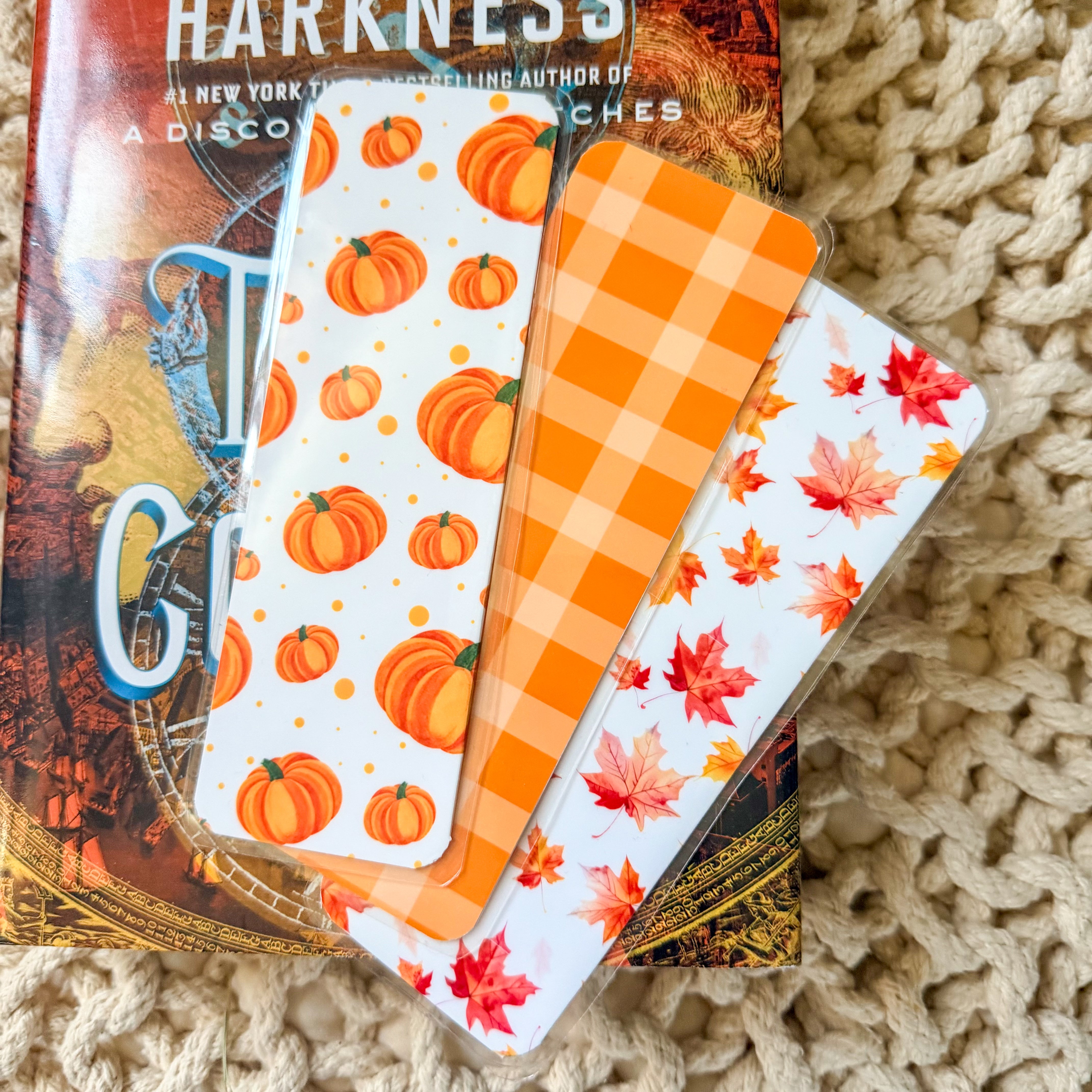 Pumpkin Patch Bookmark Set