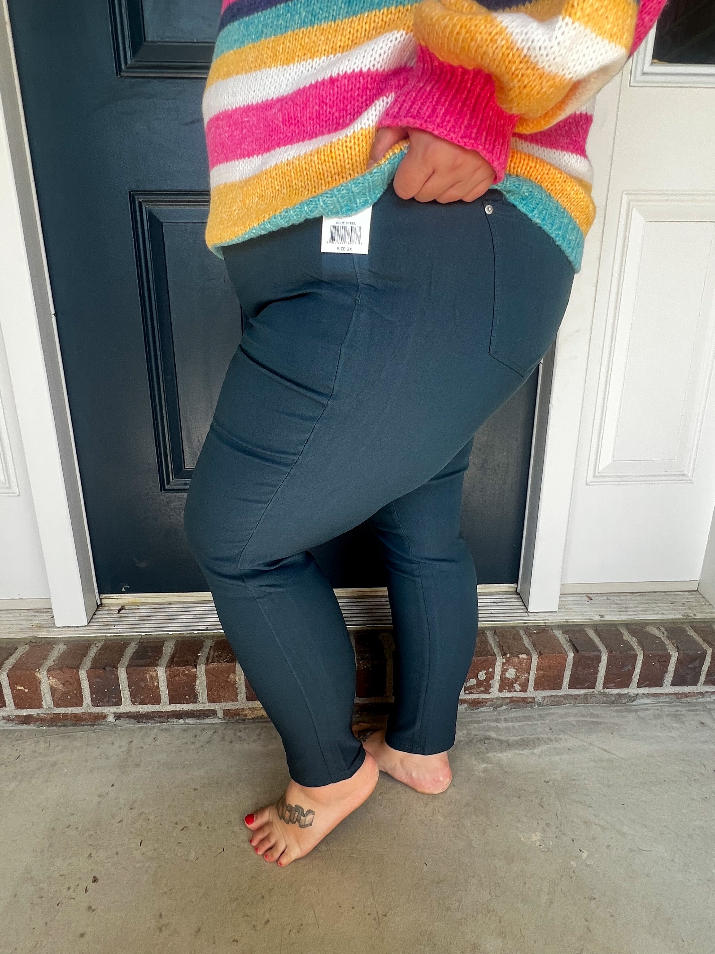 Hyperstretch Skinny Jeans - Blue Steel