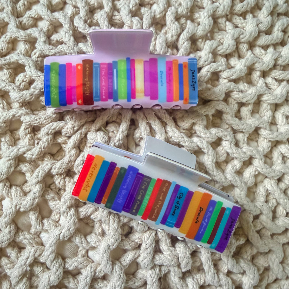 Book Lover Hair Claw Clip