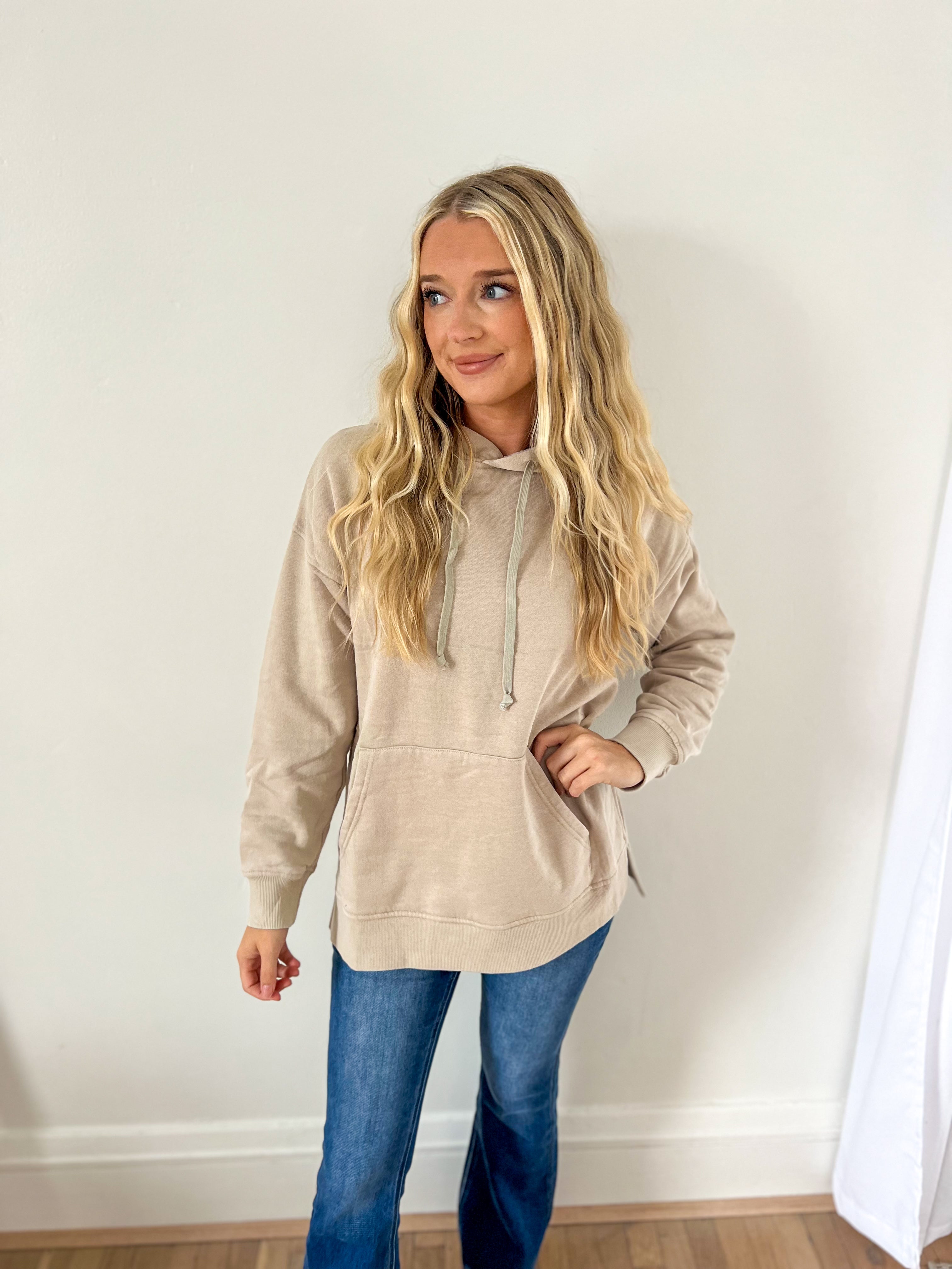 DOORBUSTER Vintage Wash Hoodie - Mocha