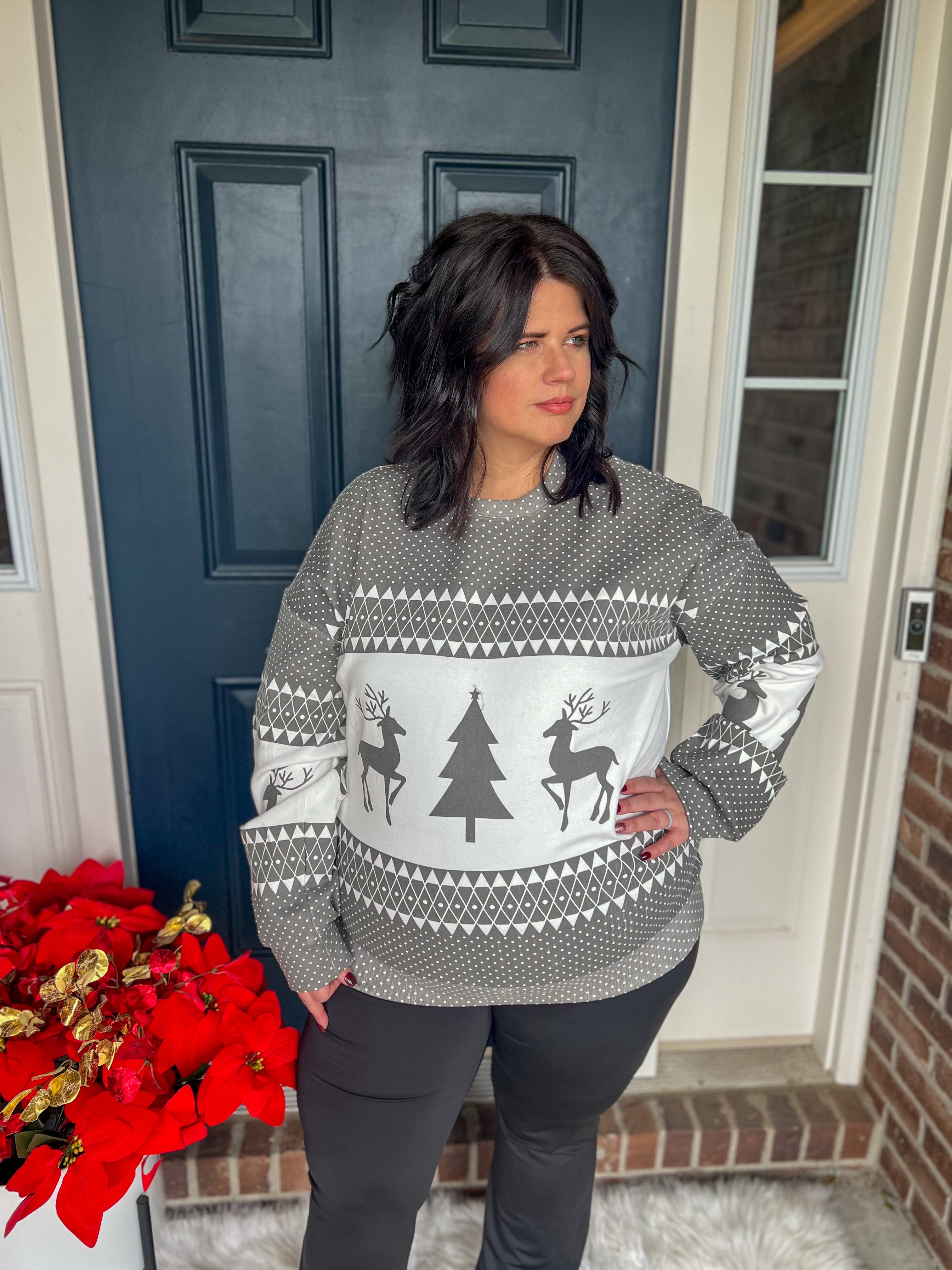 Ampersand Ave University Pullover - Oh What Fun