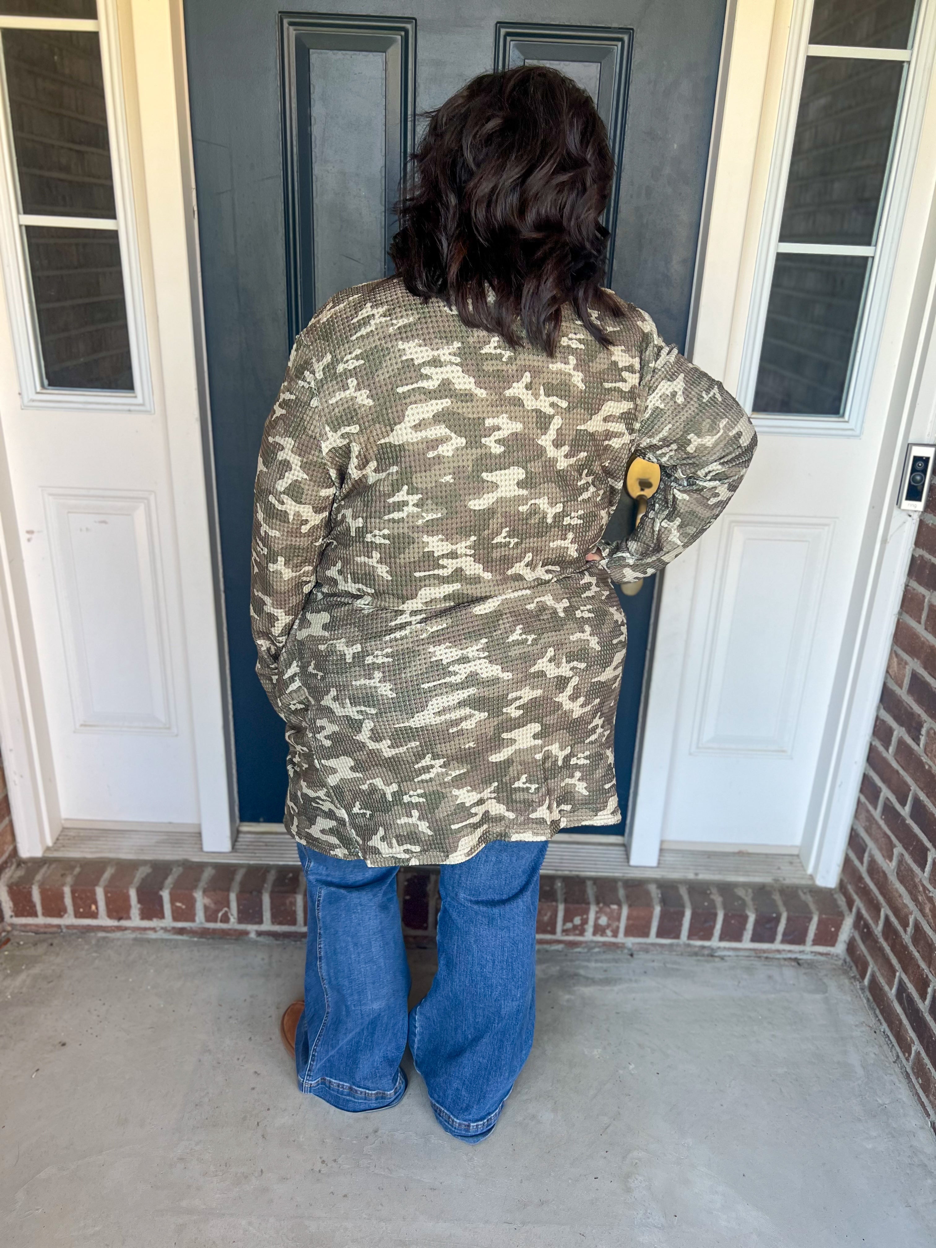 Lola Cardigan - Camo