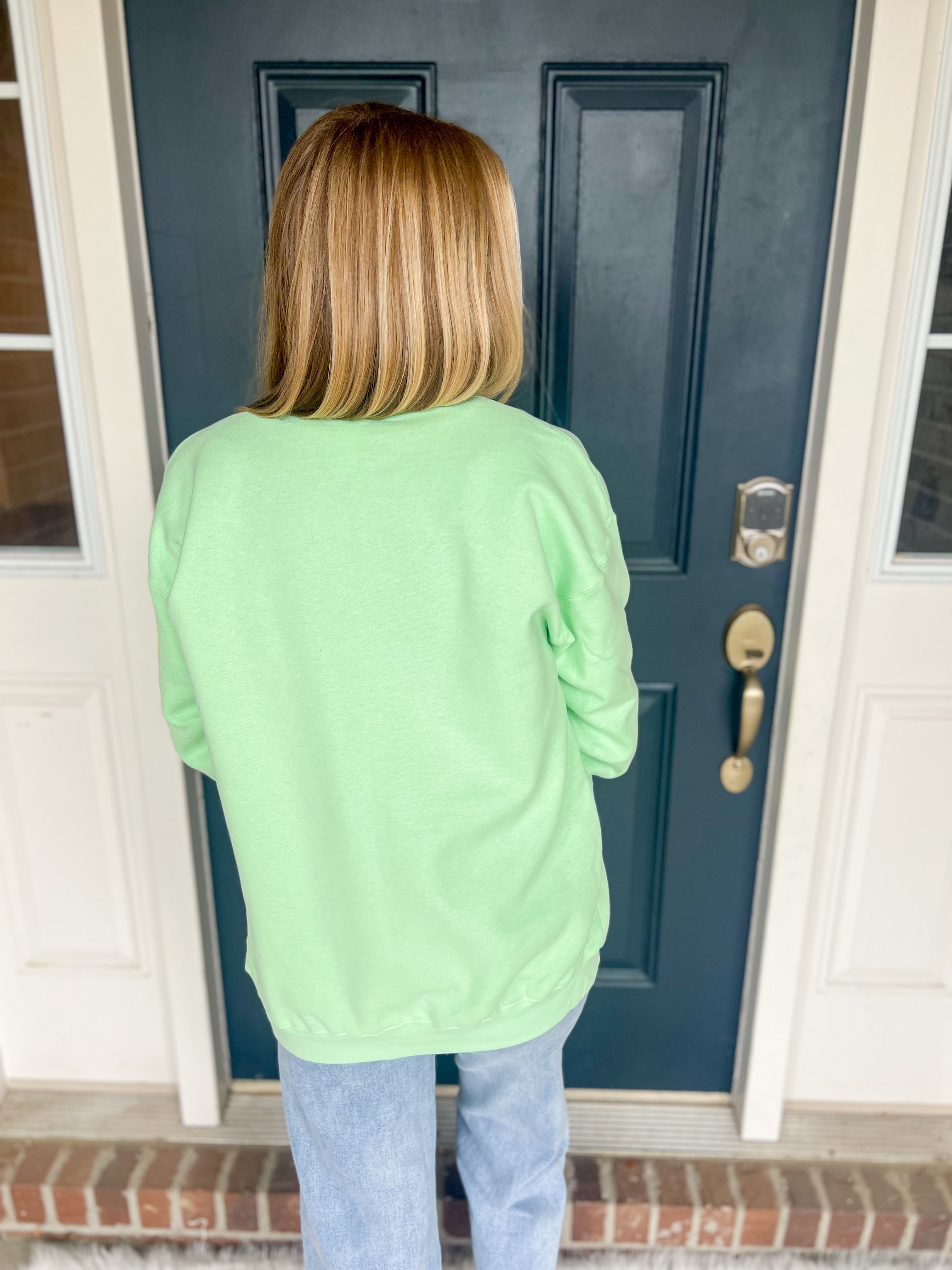 Retro Merry Checkered Cardi Sweatshirt
