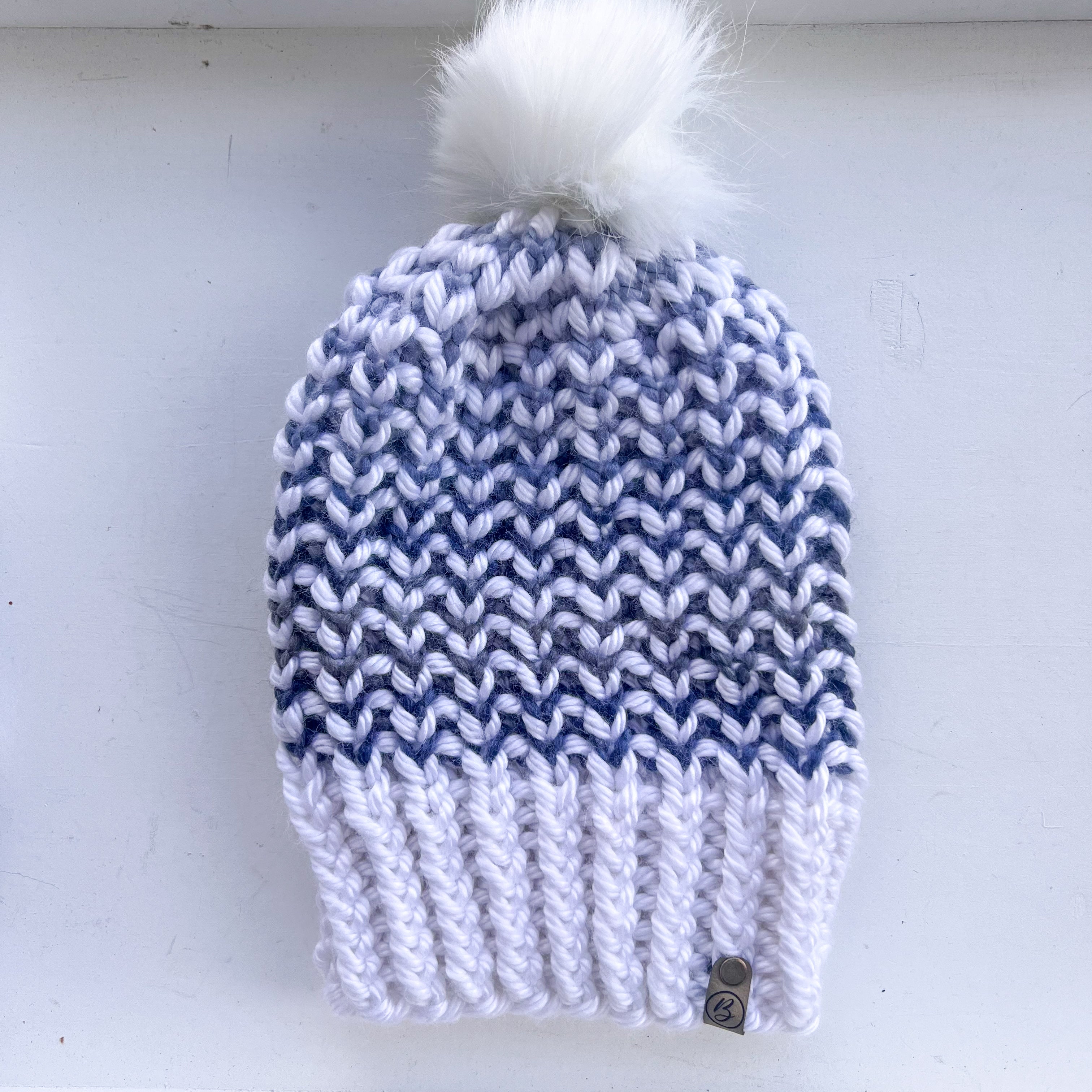 Aspen Knit Beanie - Winter Blues