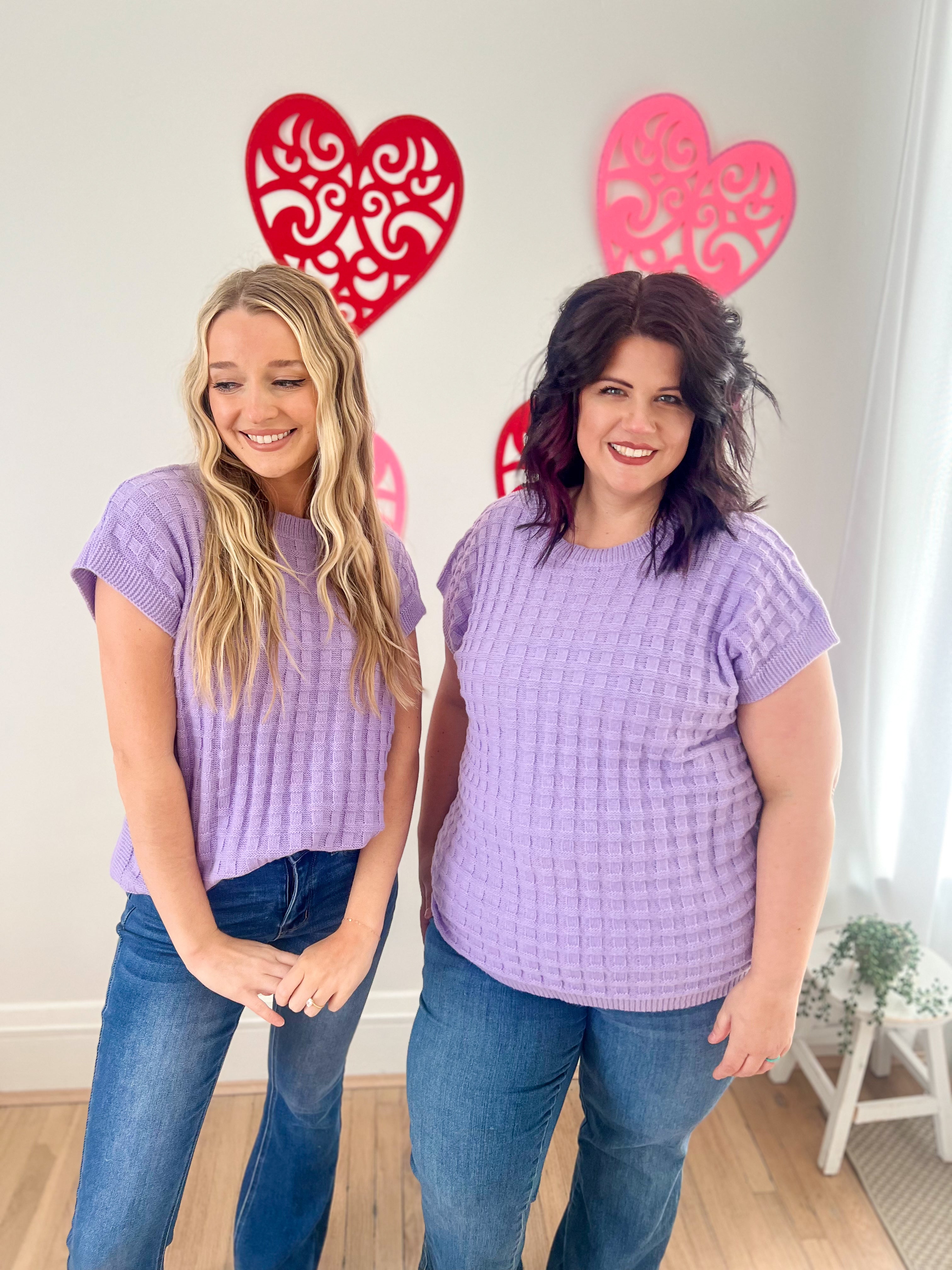 Kelly Knitted Top - Lavender