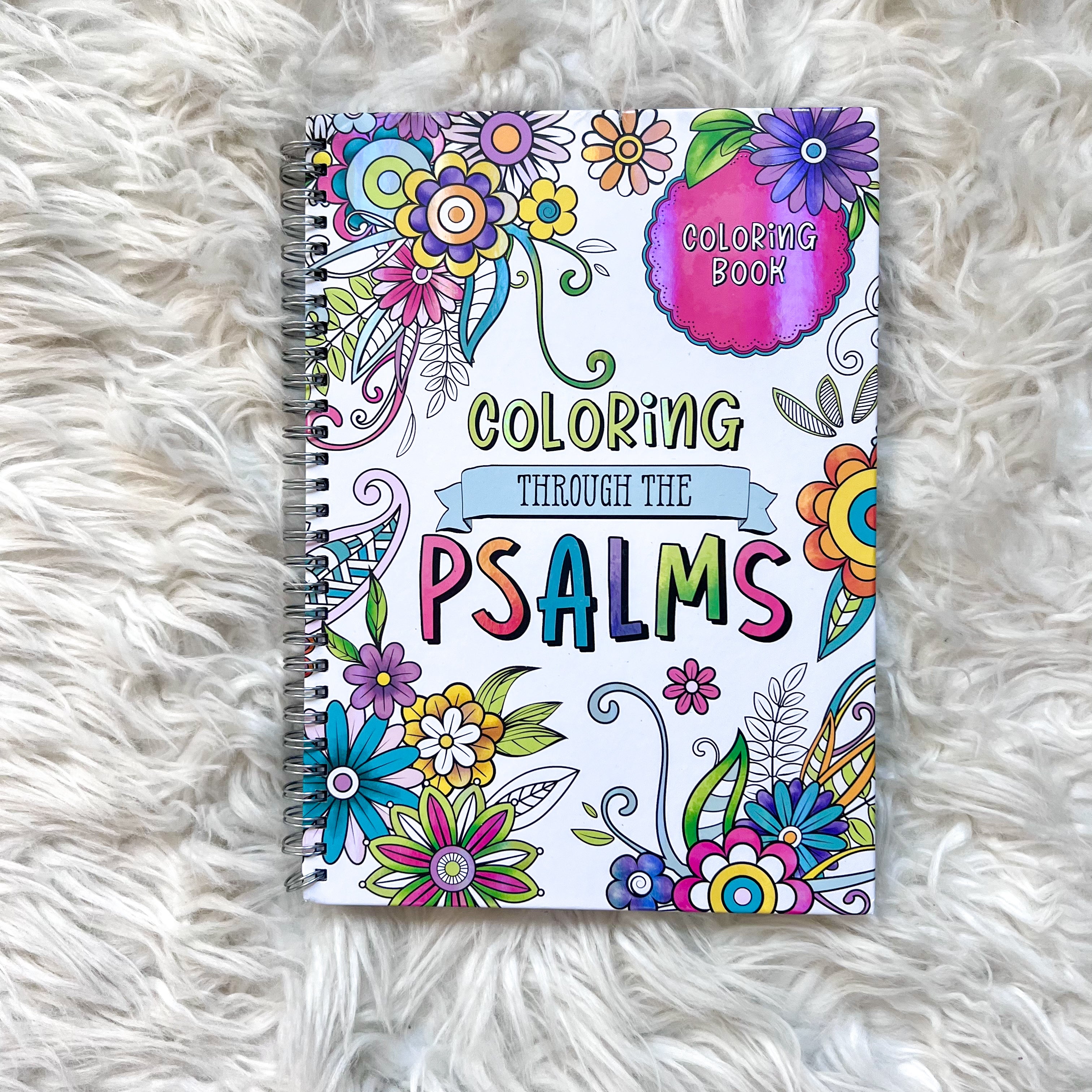 Coloring Through the Psalms Book