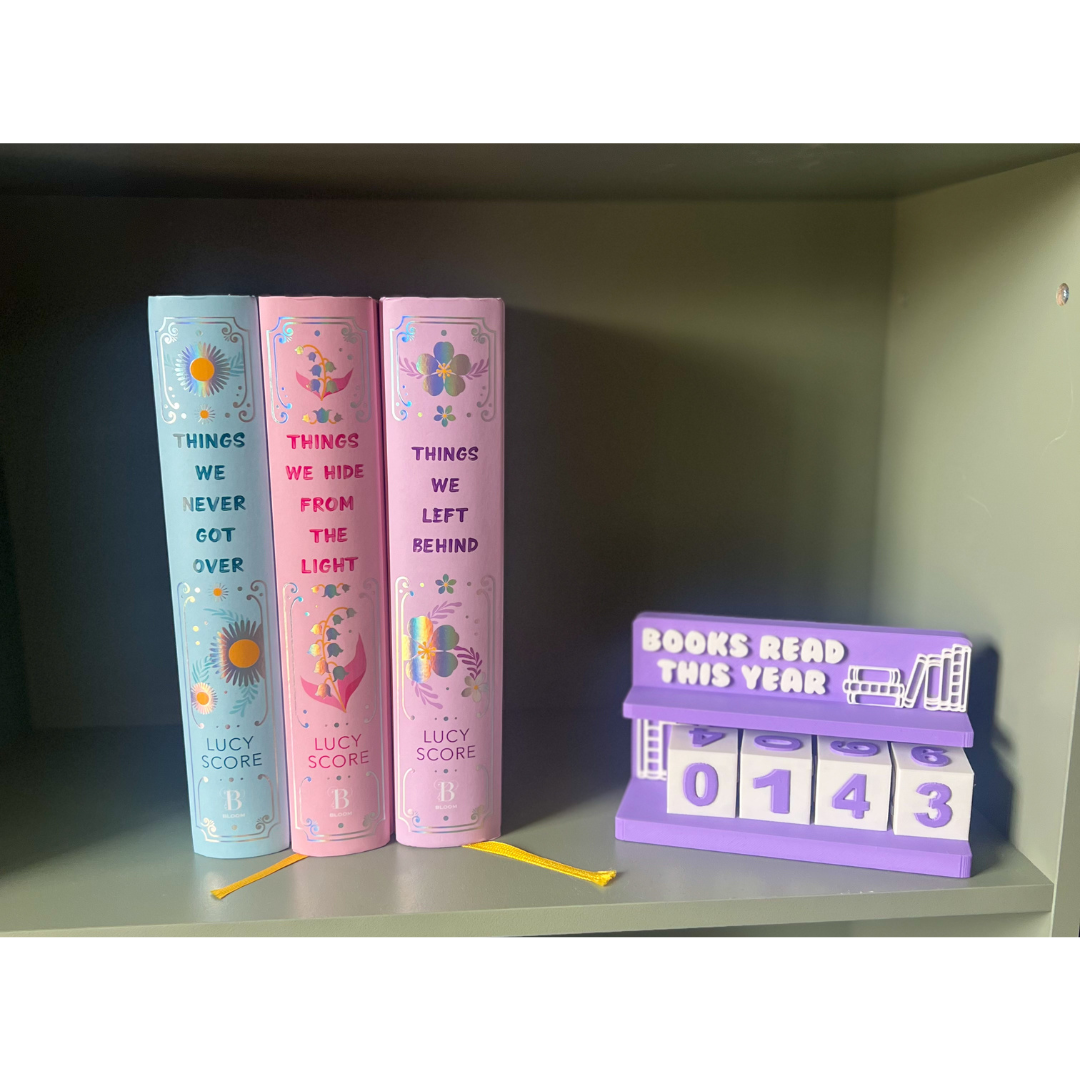Books Read This Year Tracker - 3 Colors!