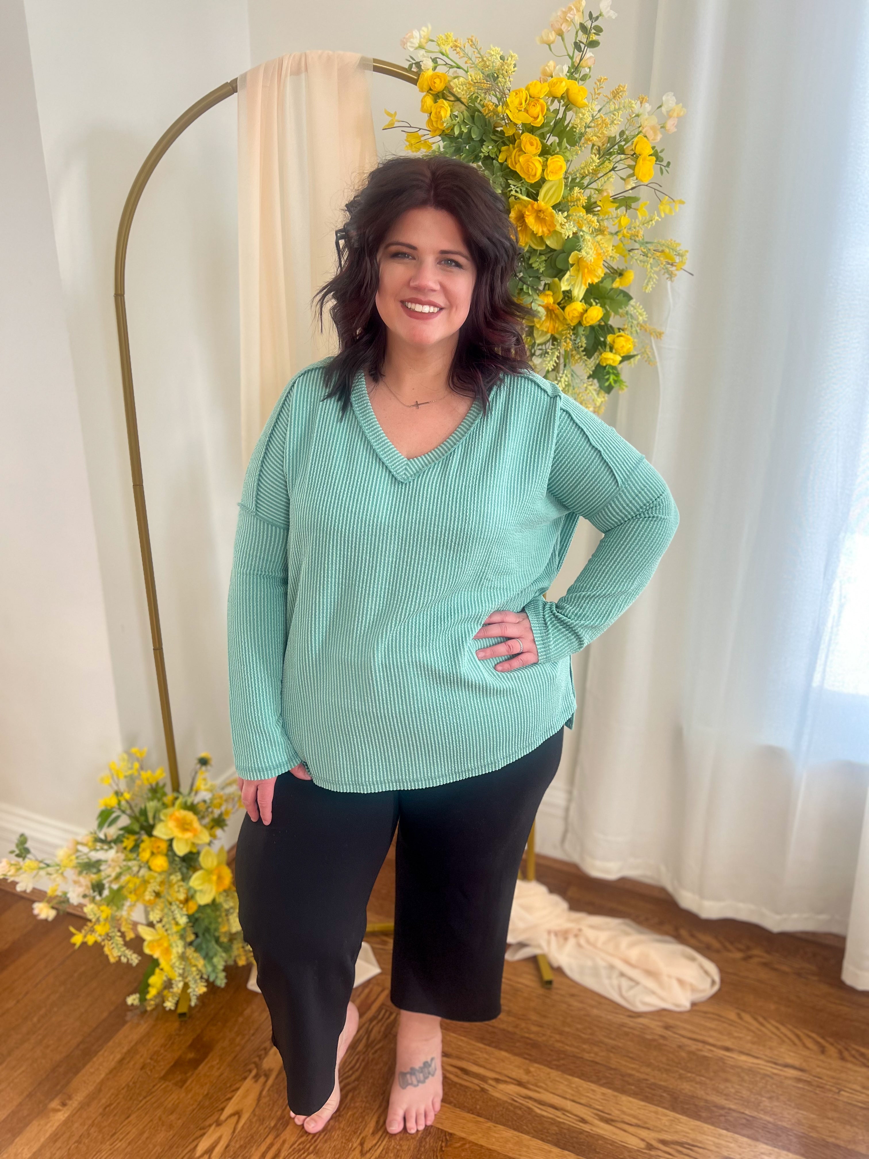 Mint To Be Cozy Outfit