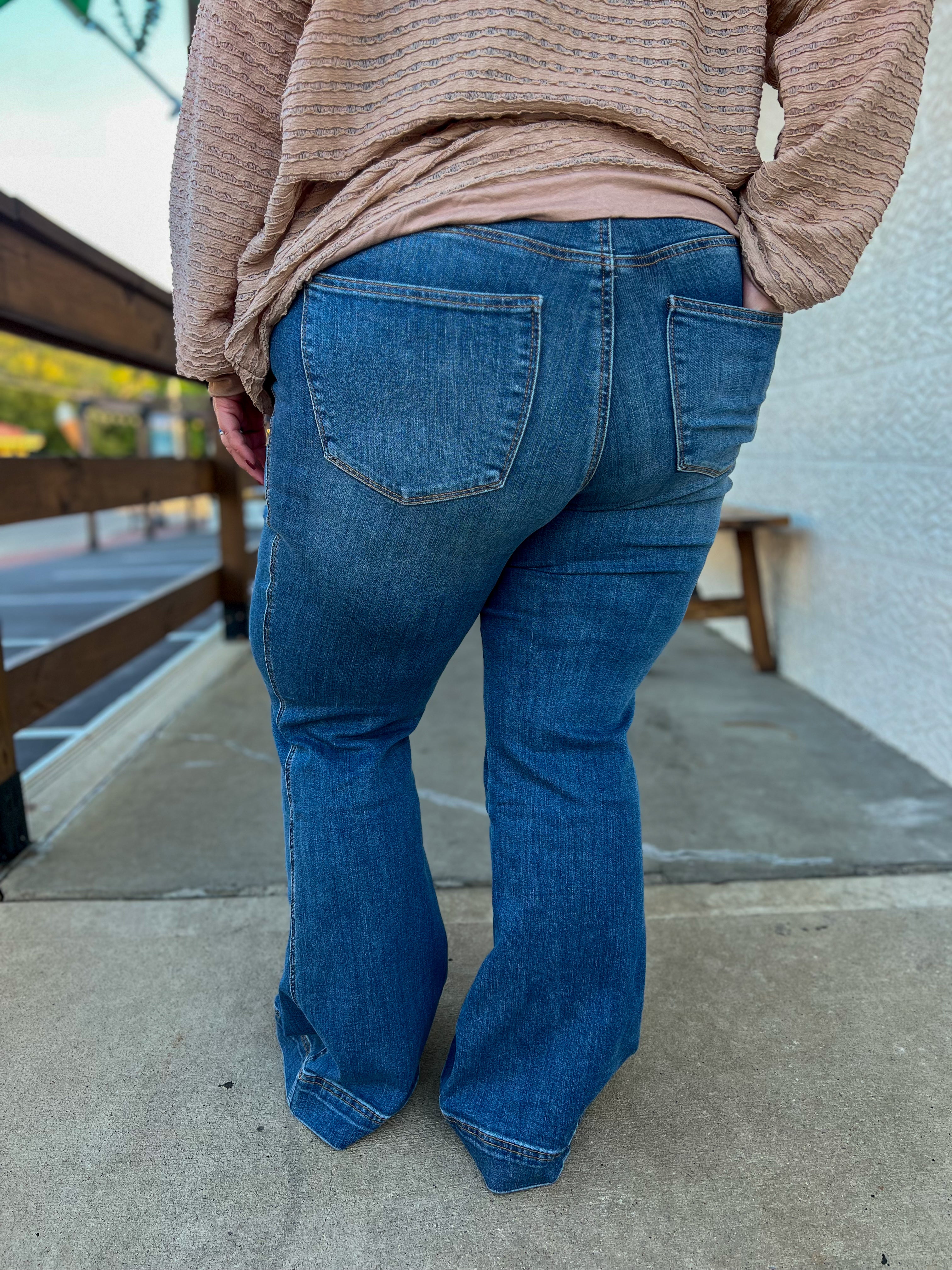 Judy Blue Tate Tummy Control Flare Jeans