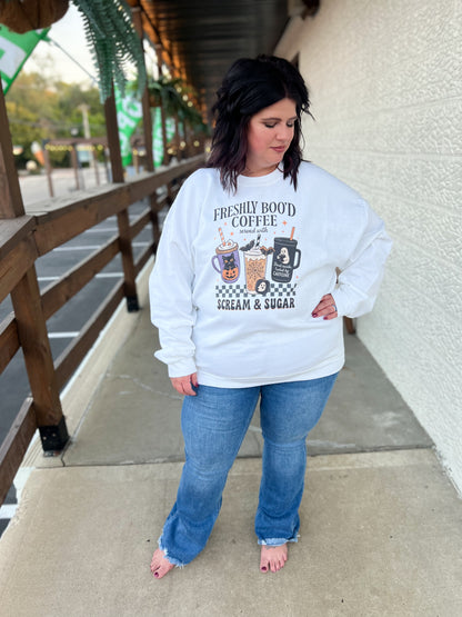 Freshly Boo'd Coffee Sweatshirt