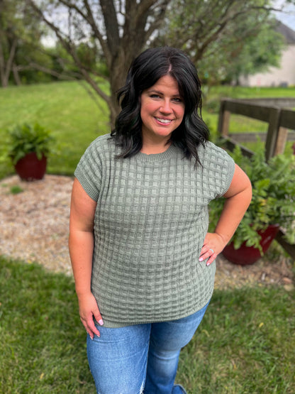 Kelly Knitted Top - Sage