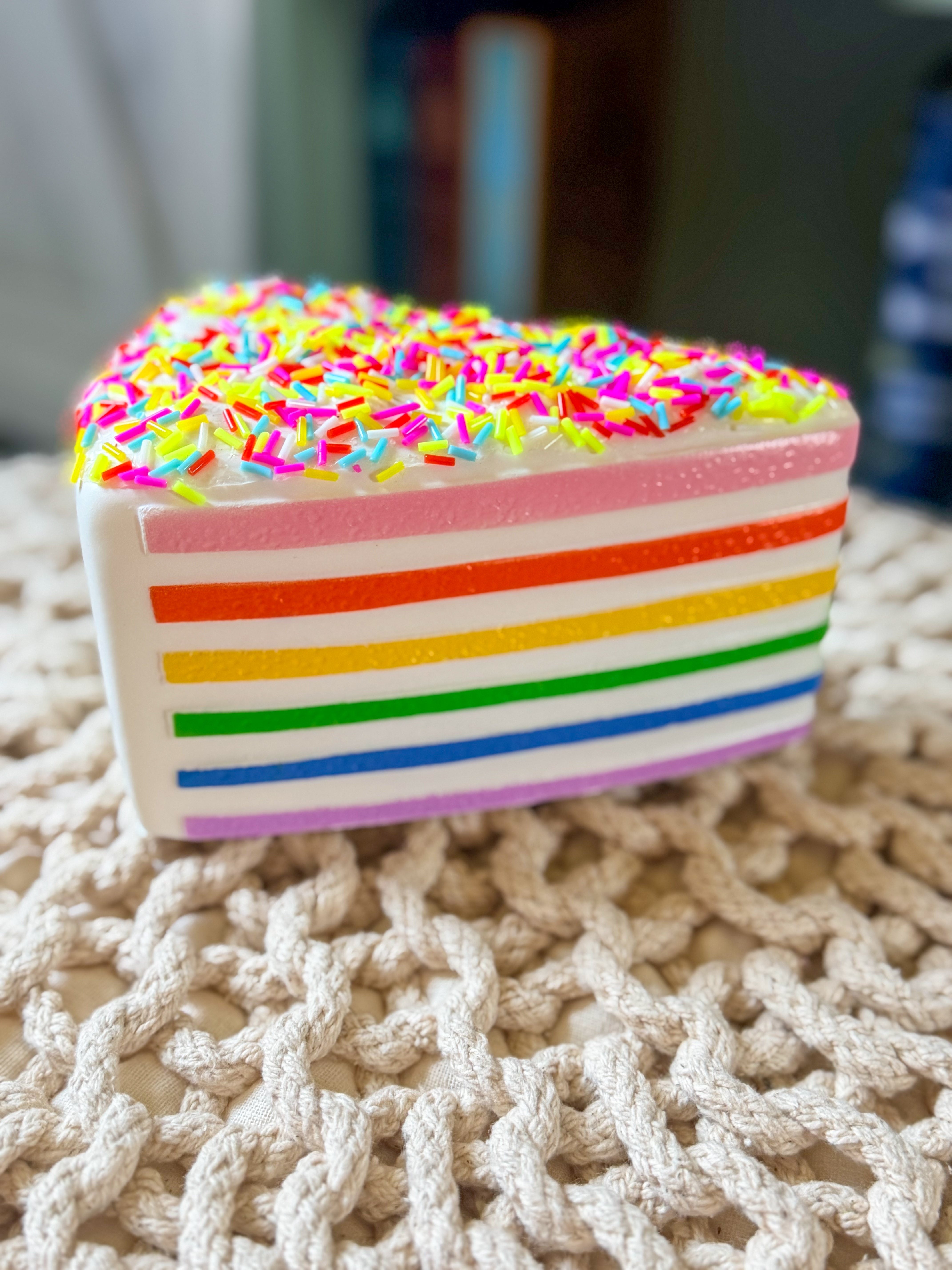 Rainbow Cake Squishy