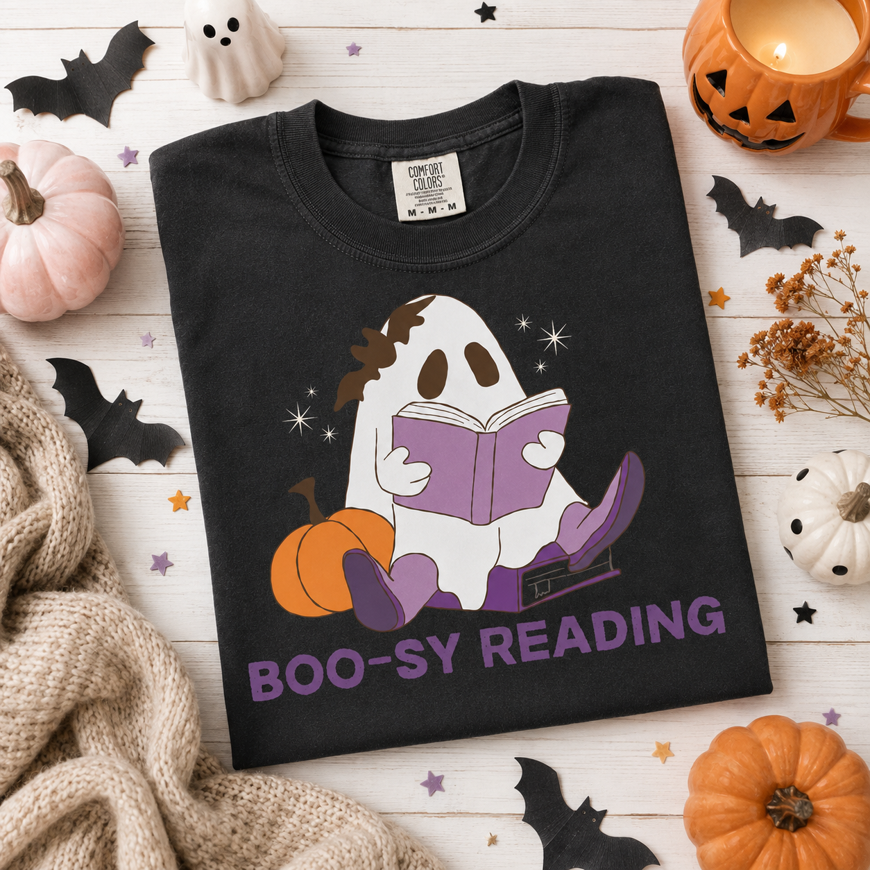 Boo-sy Reading Tee or Sweatshirt
