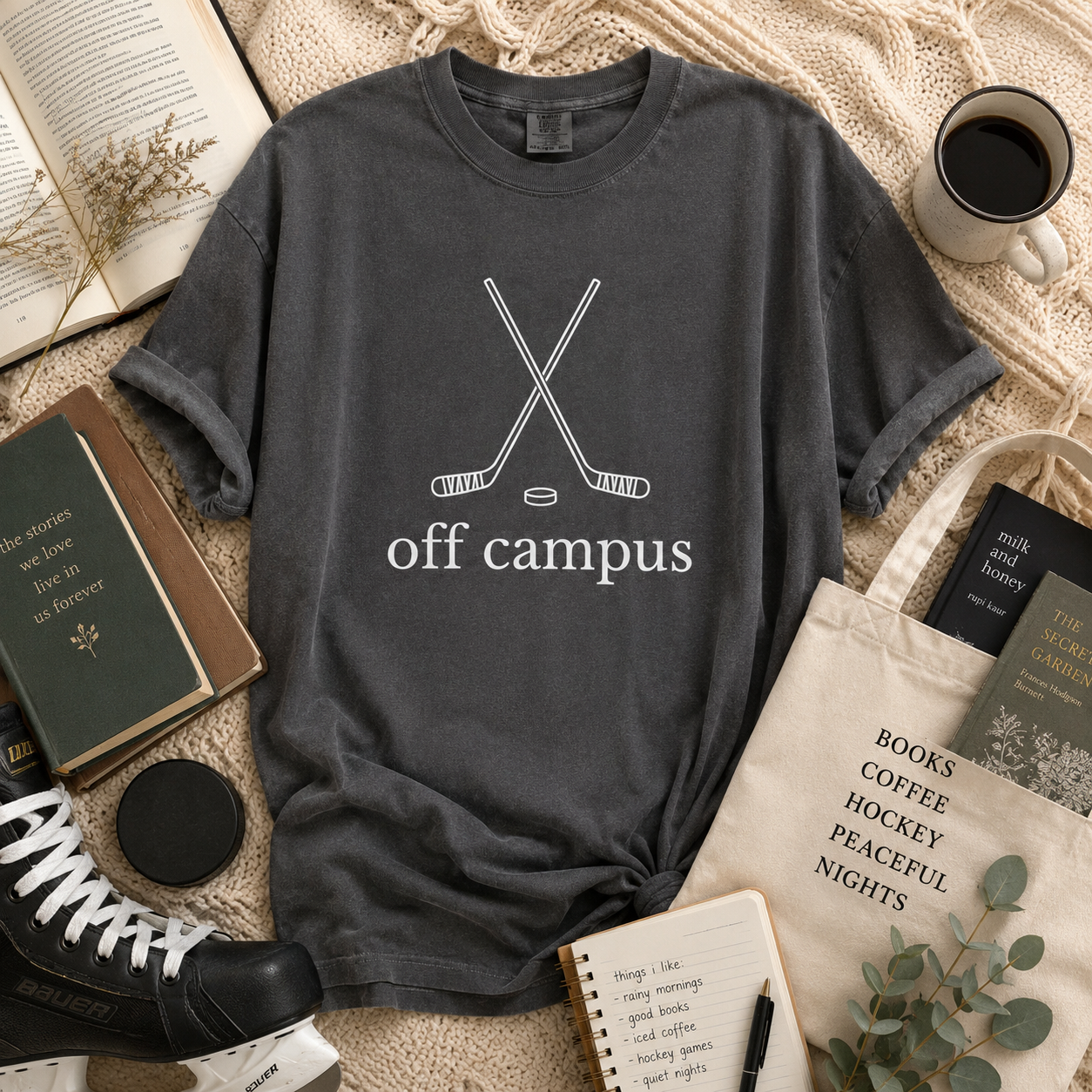 Off Campus Hockey Tee