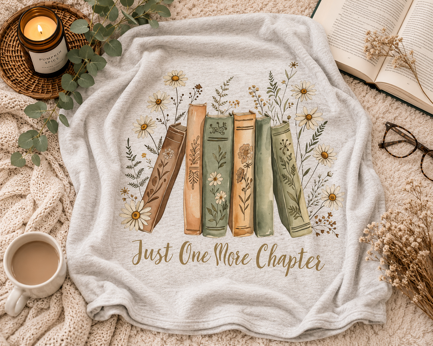 Just One More Chapter Blanket