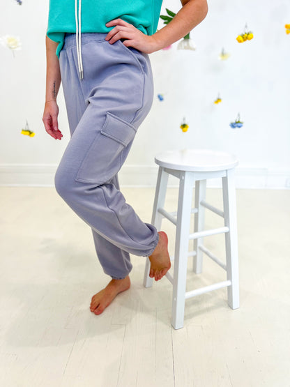 Trista Cargo Jogger - Mystic Gray