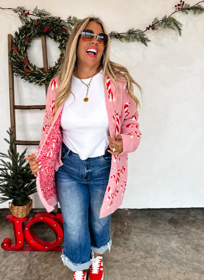 Candy Cane Cloud Cardigan