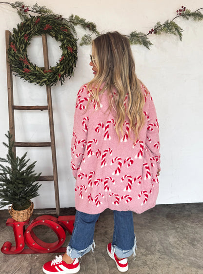 Candy Cane Cloud Cardigan