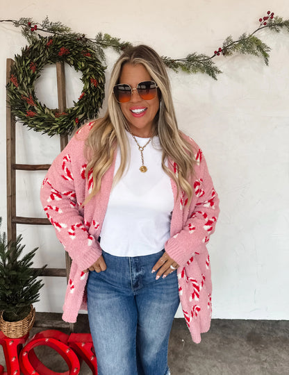 Candy Cane Cloud Cardigan
