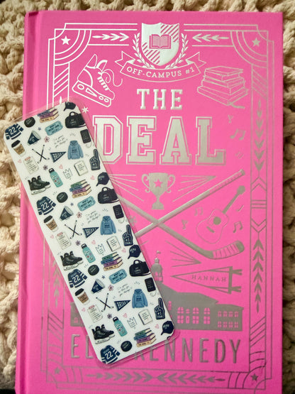 Hockey Romance Bookmark