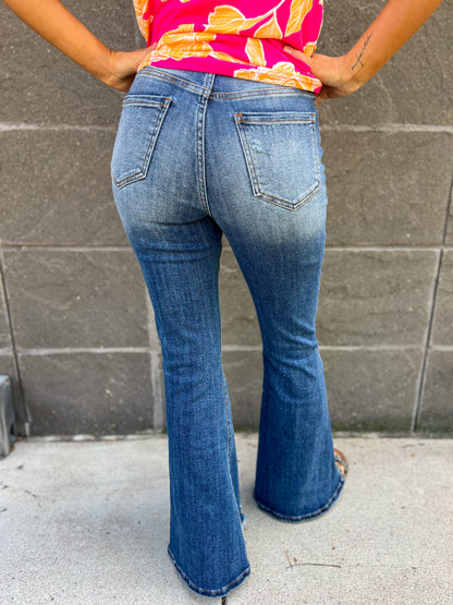 Blakeley Diesel Dark Wash Split Hem Jeans