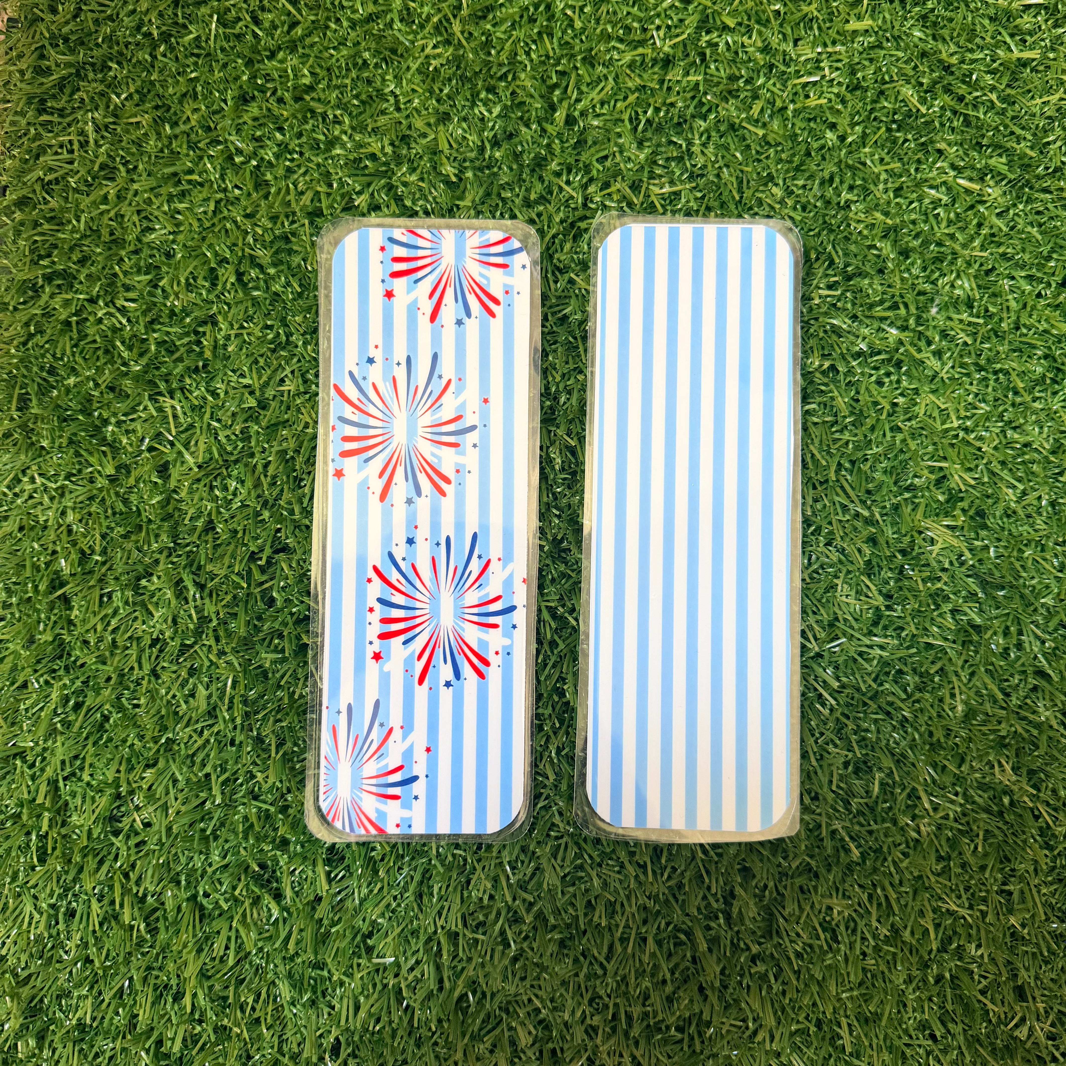 Fireworks and Stripes Bookmark