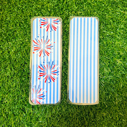 Fireworks and Stripes Bookmark