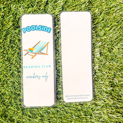Poolside Reading Club Bookmark