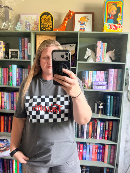 CUSTOM Checkered Spirit Tee