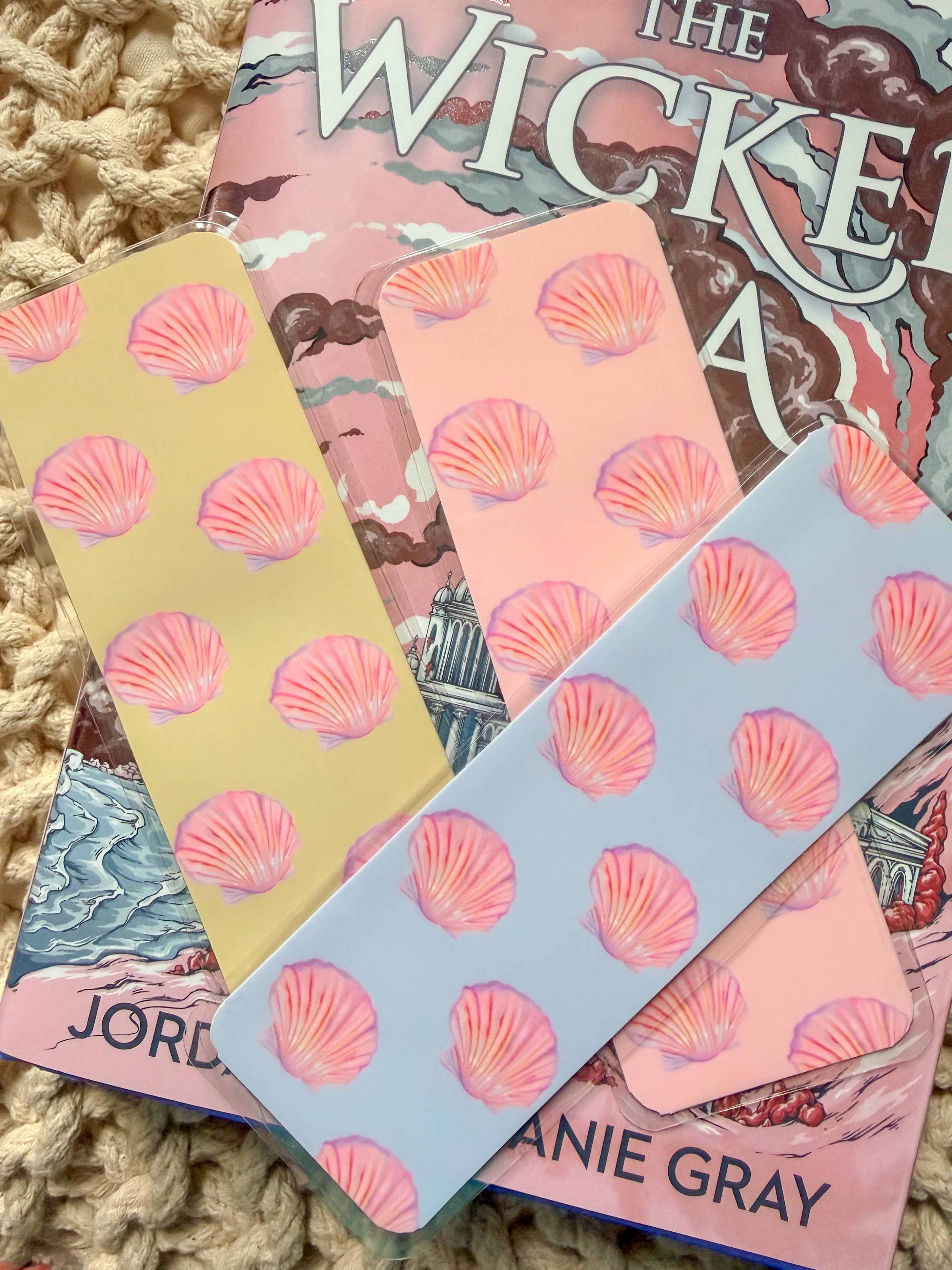 Seashell Bookmark Set