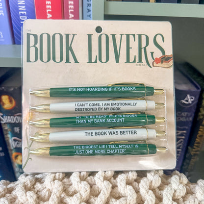 Book Lovers Pen Set