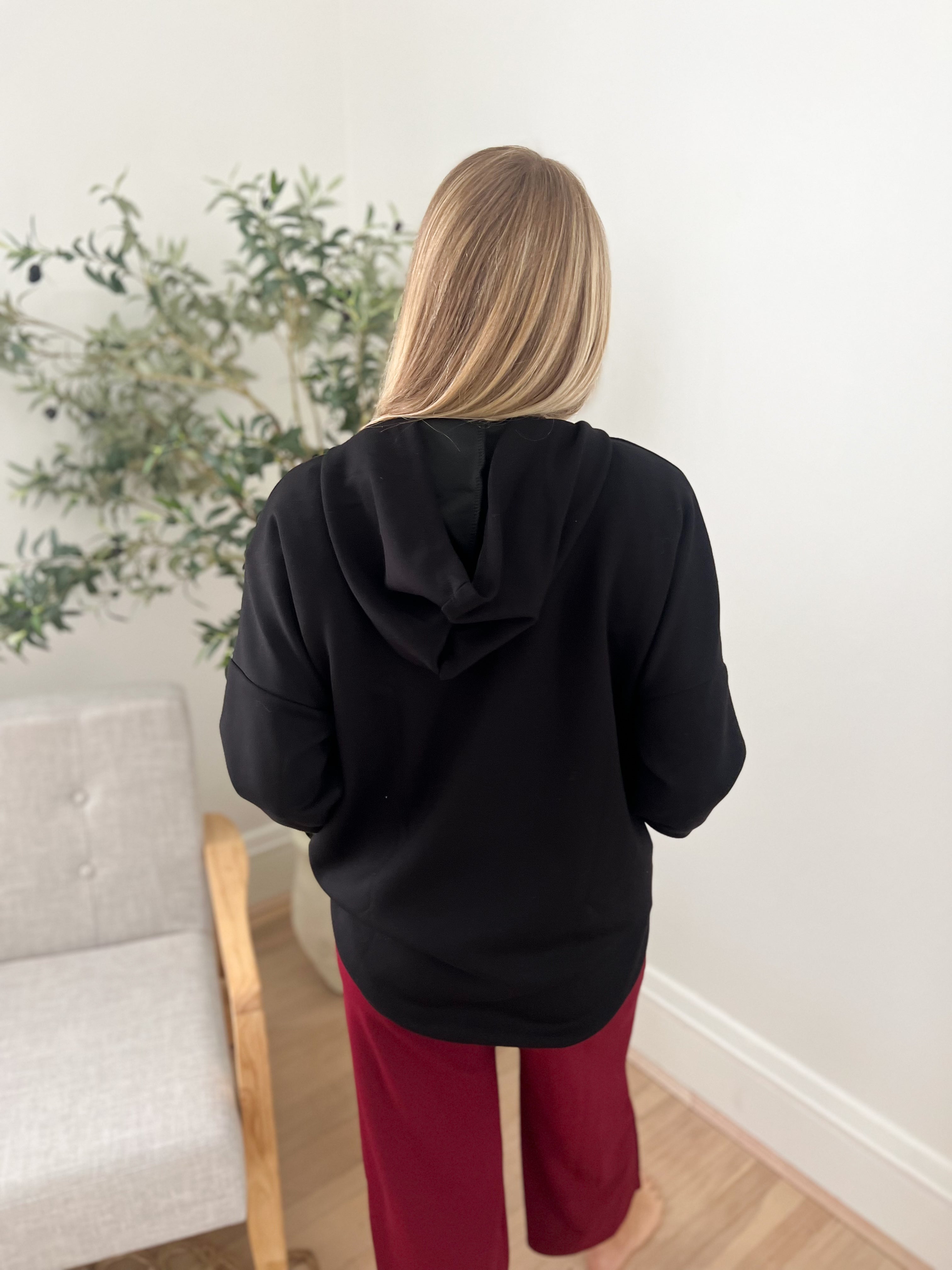 DOORBUSTER Aria Scuba Hoodie - Black